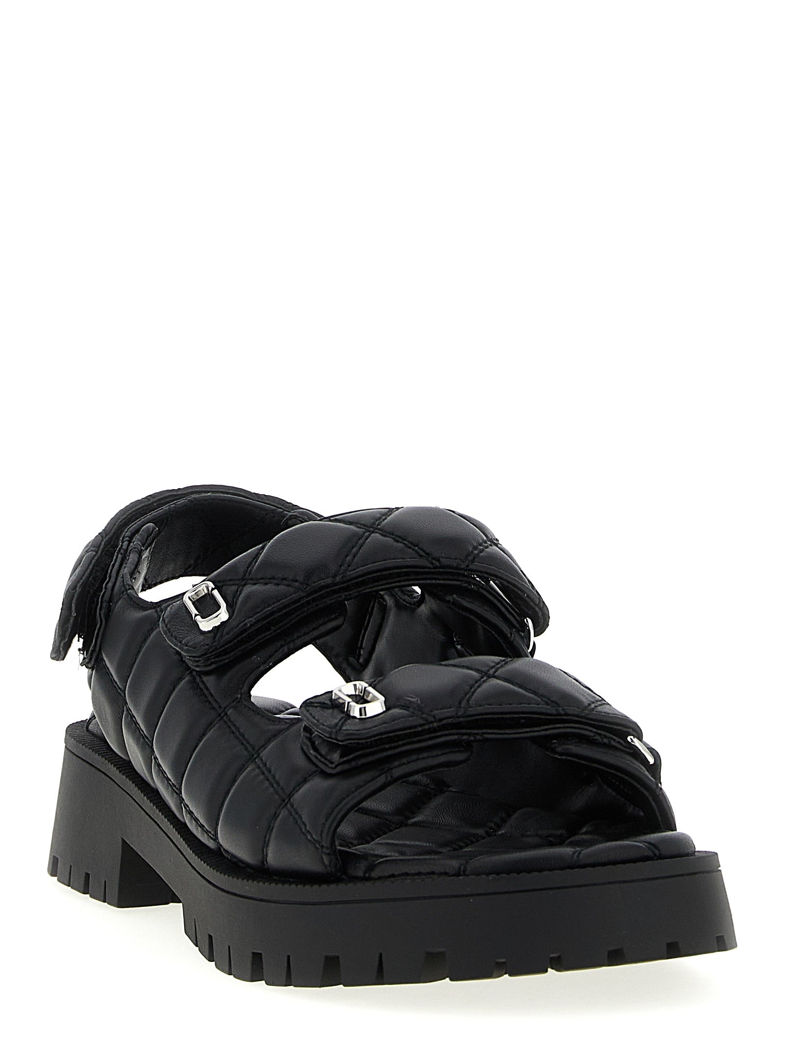 Marc Jacobs Black Lamb Leather Mid Heel Women's Pumps
