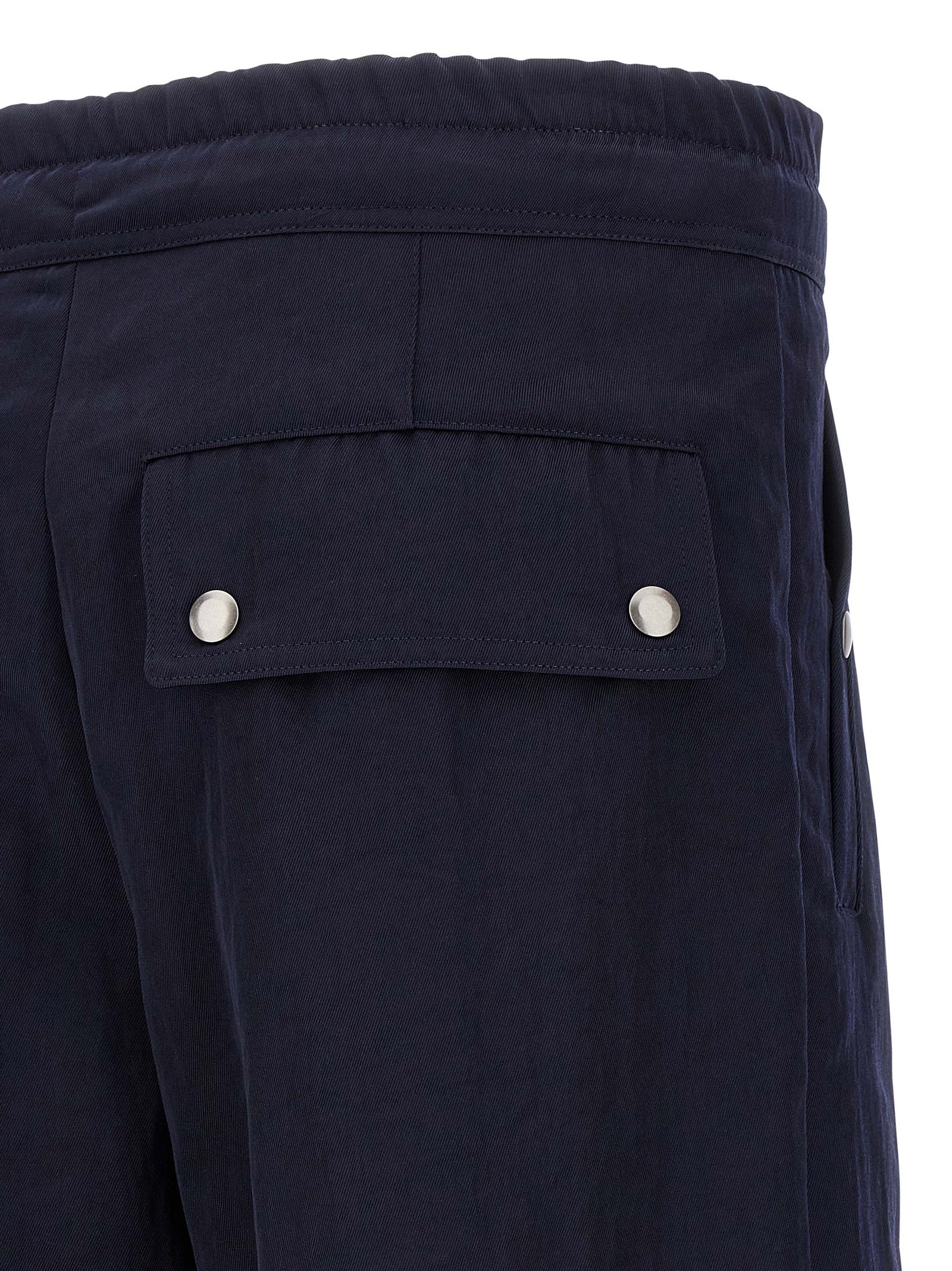Dries Van Noten Blue Nylon Casual Men's Pants