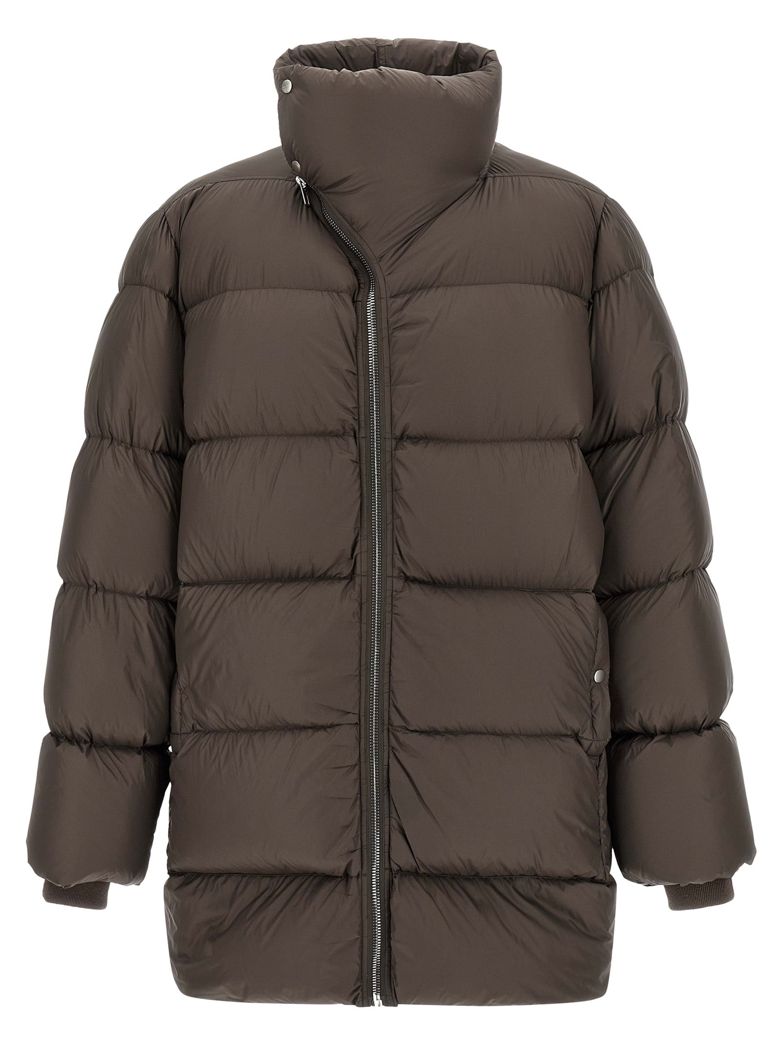 Rick Owens Brown Nylon Full-Length Men's Jacket