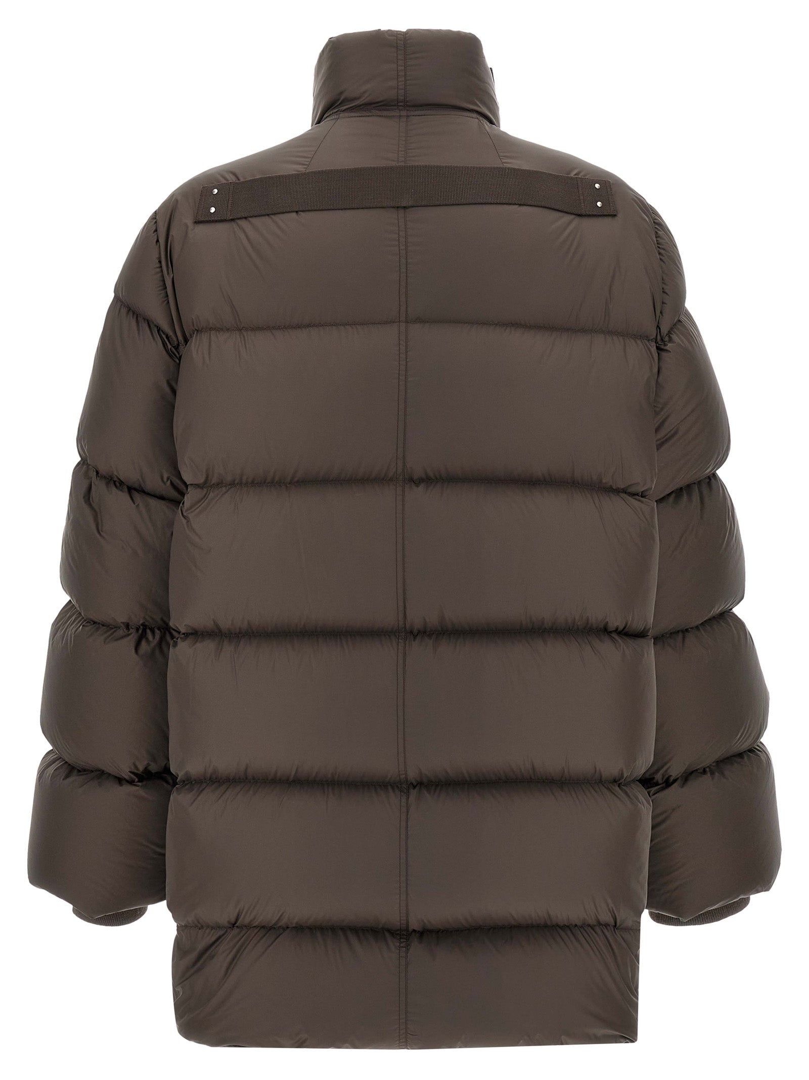 Rick Owens Brown Nylon Full-Length Men's Jacket