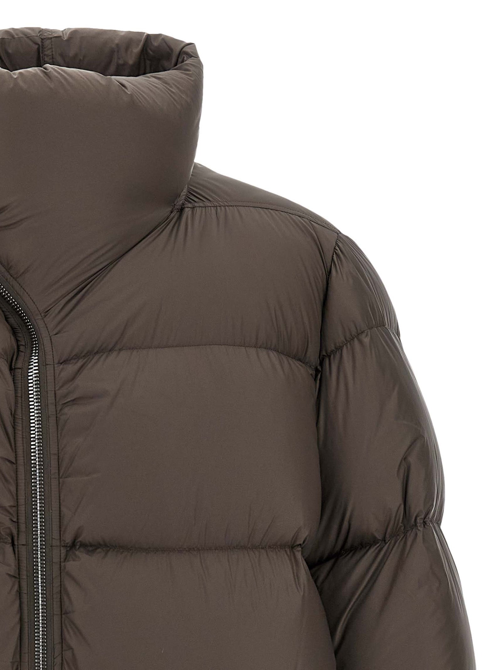 Rick Owens Brown Nylon Full-Length Men's Jacket