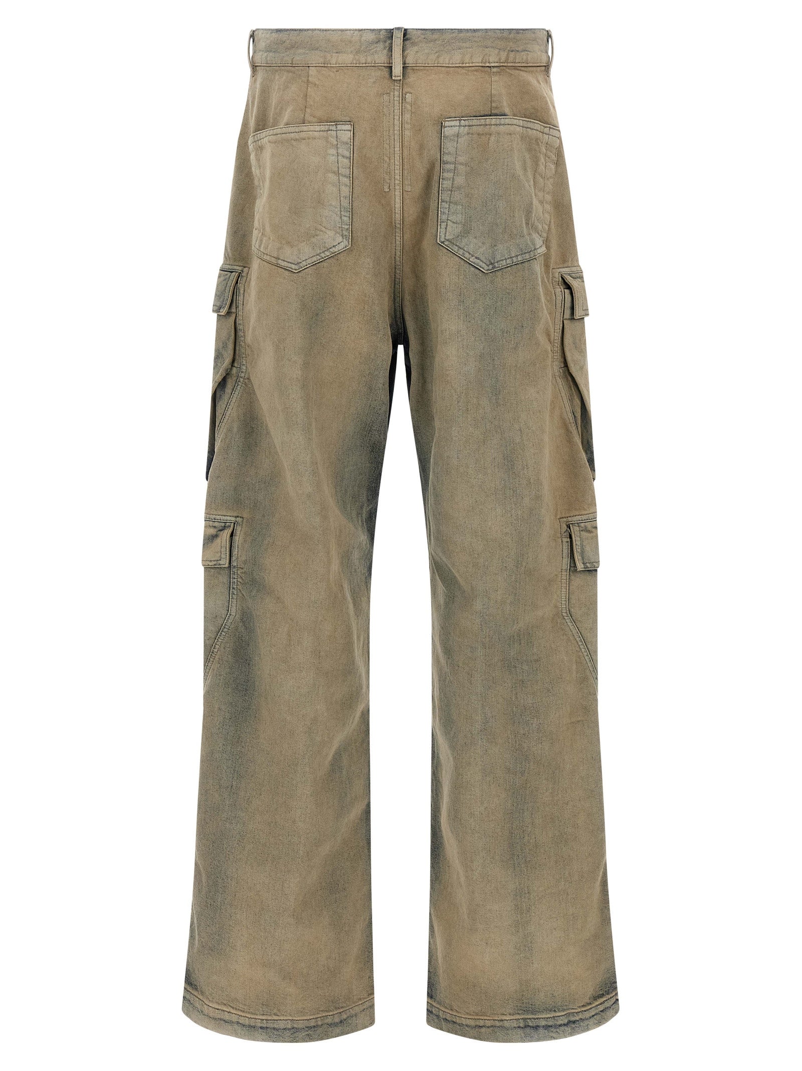 DRKSHDW Beige Cotton Cargo Men's Pants