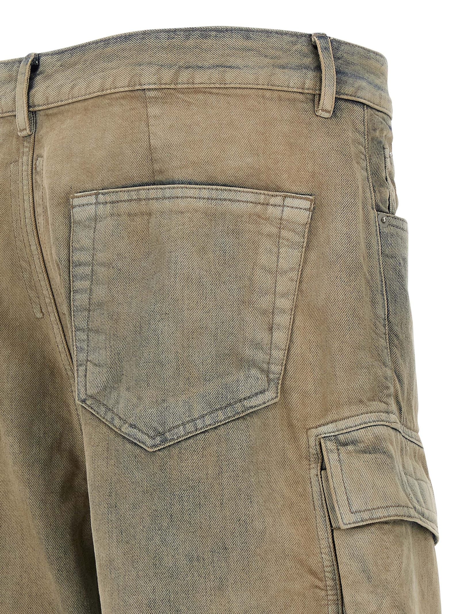 DRKSHDW Beige Cotton Cargo Men's Pants