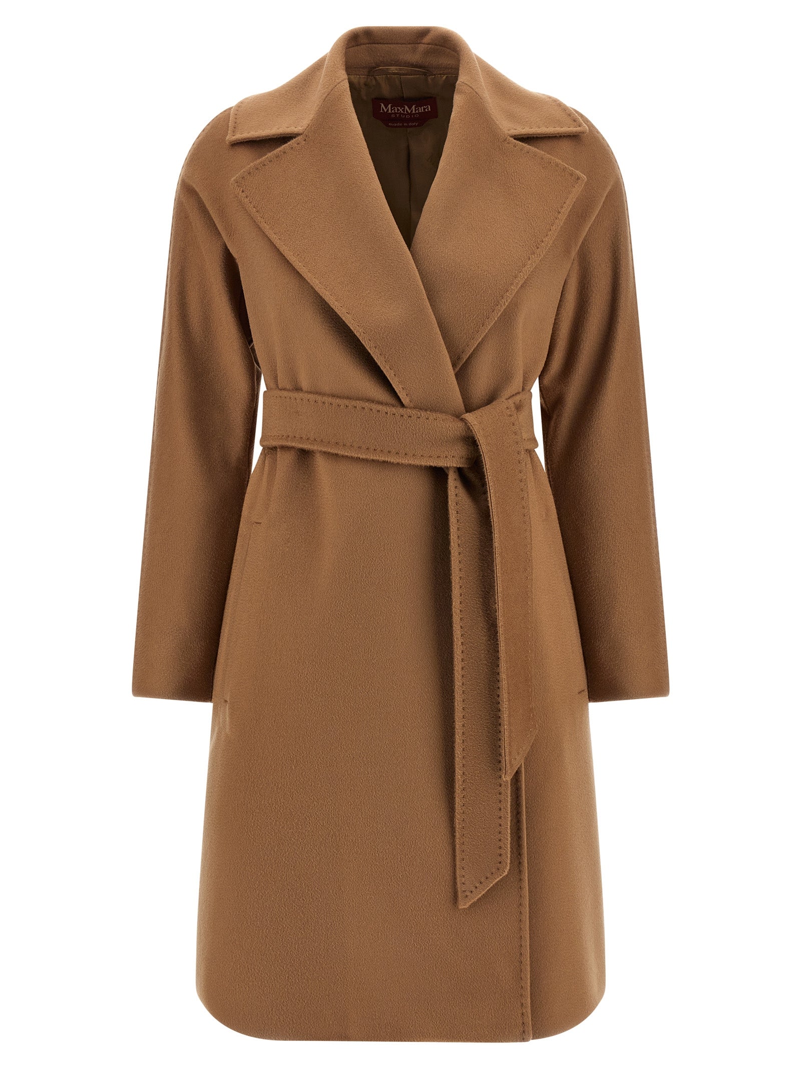 Max Mara Brown Virgin Wool Women's Coat