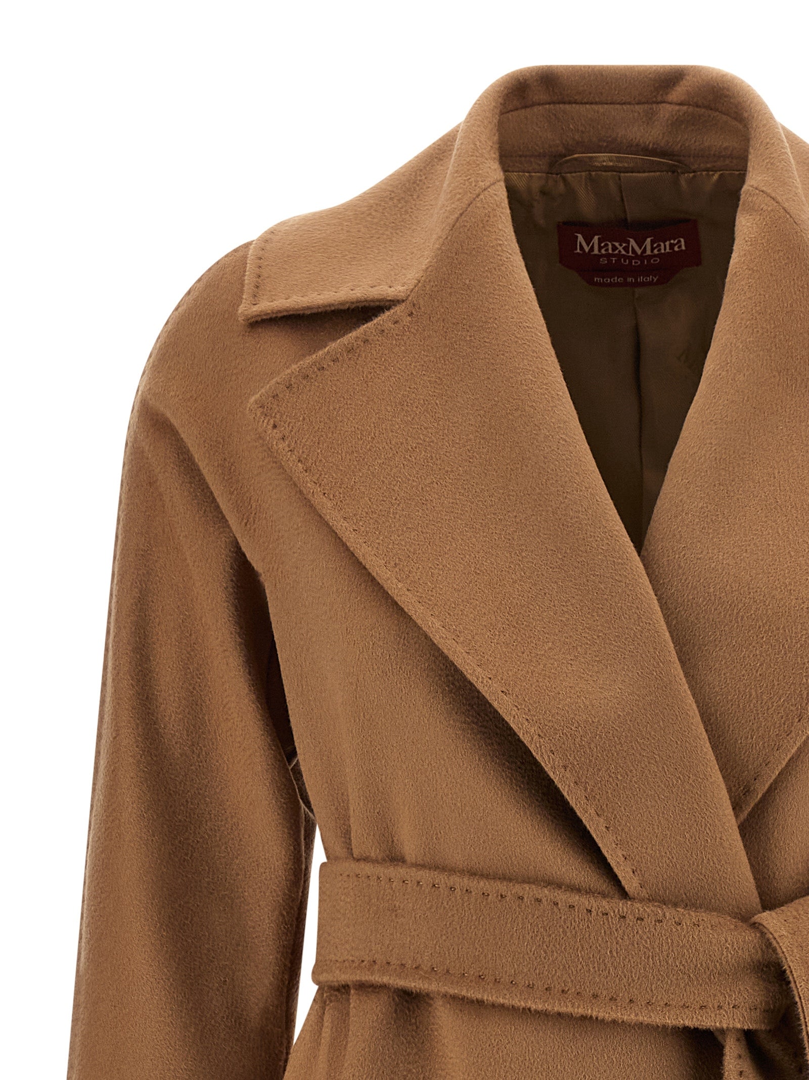 Max Mara Brown Virgin Wool Women's Coat