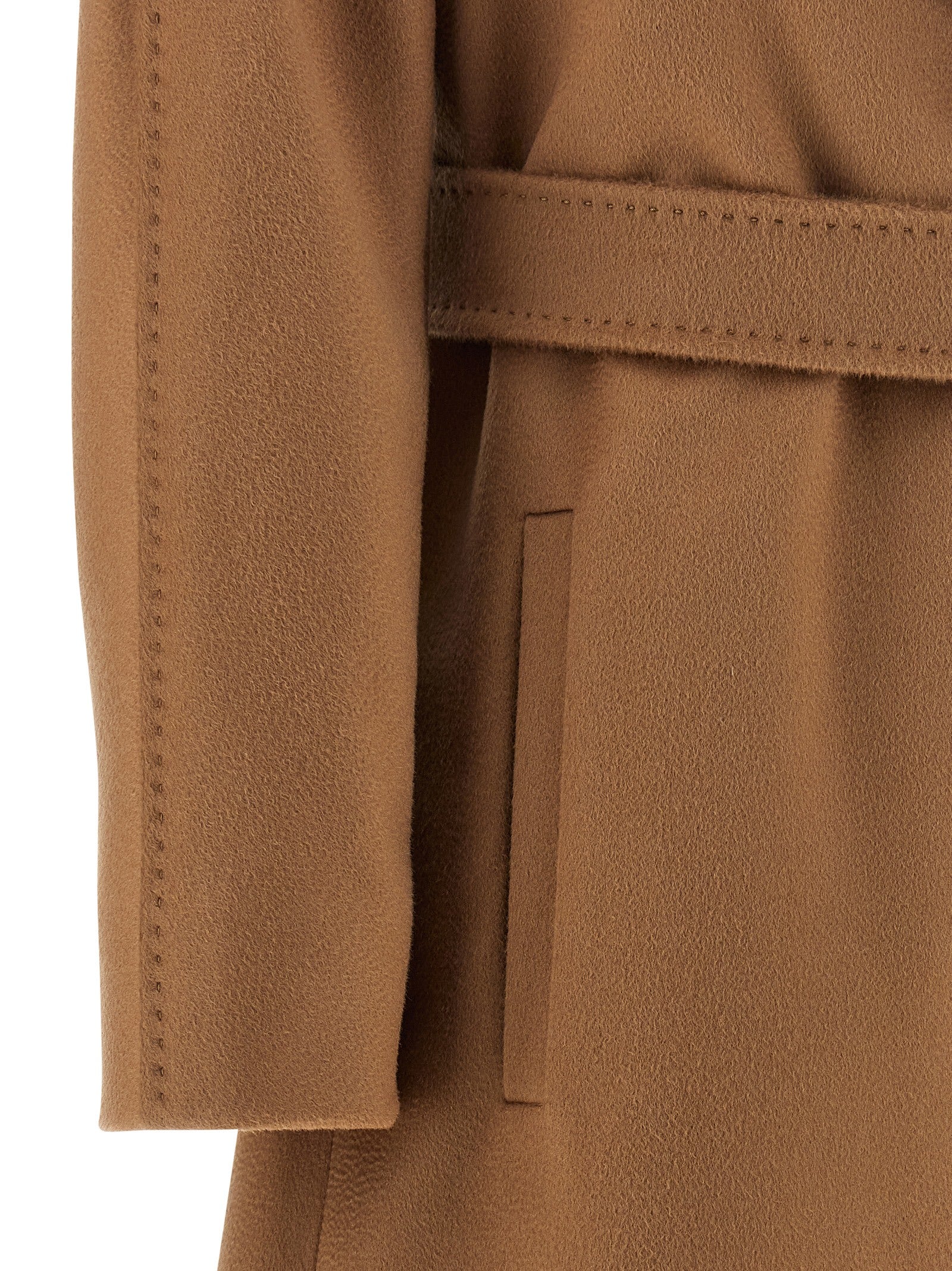 Max Mara Brown Virgin Wool Women's Coat