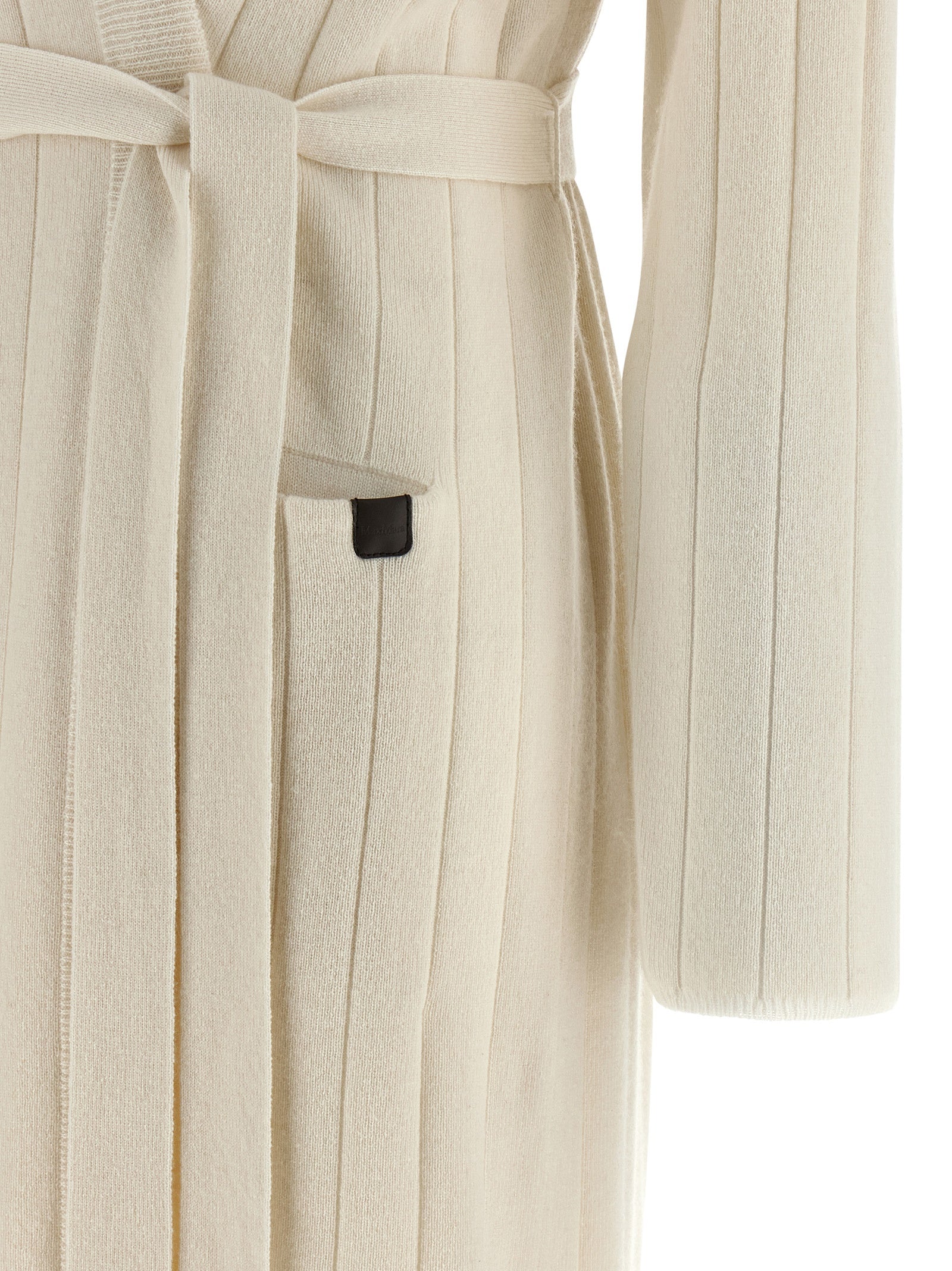 Max Mara White Cashmere Women's Cardigan