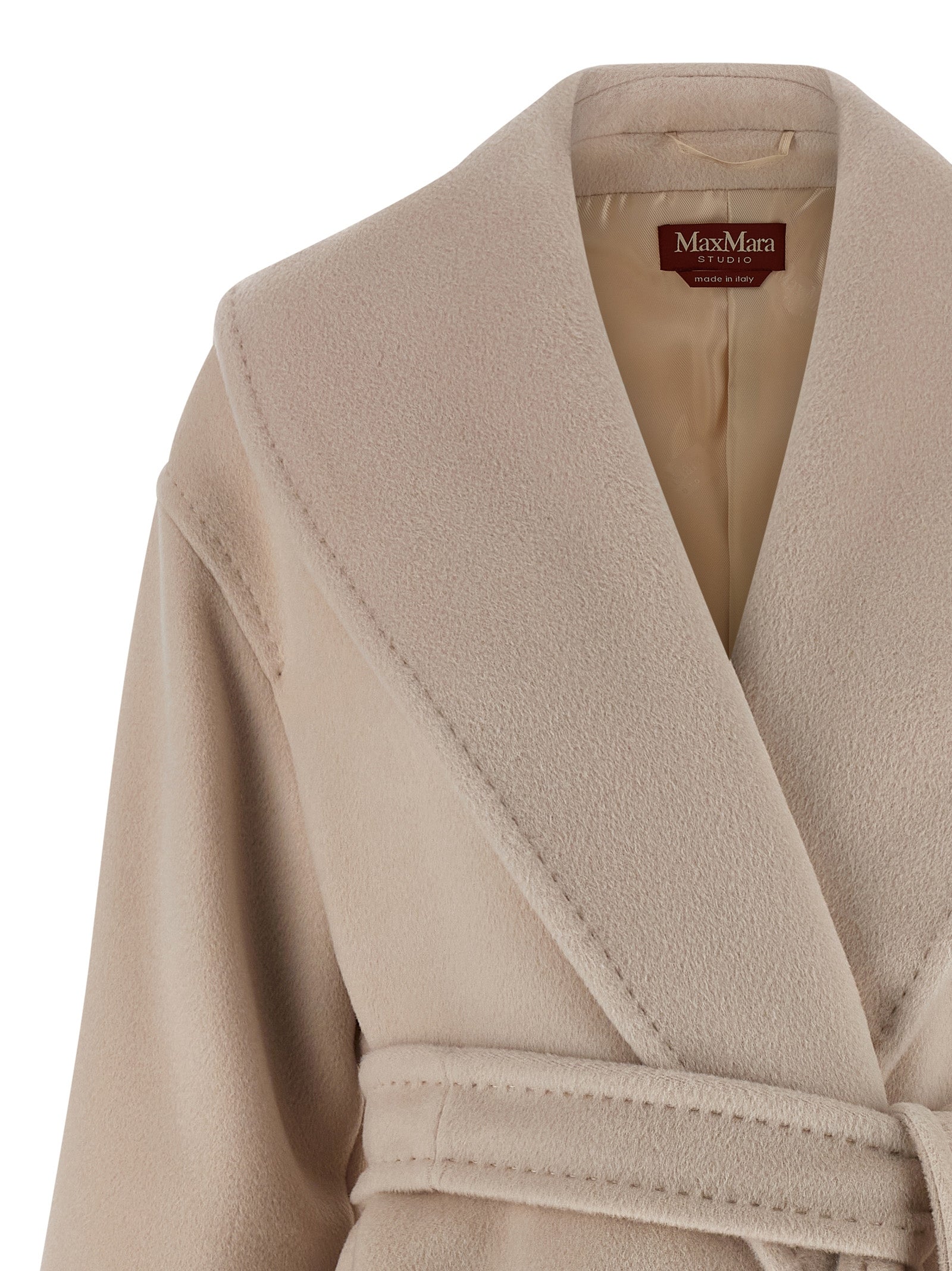 Max Mara Beige Wool Women's Coat