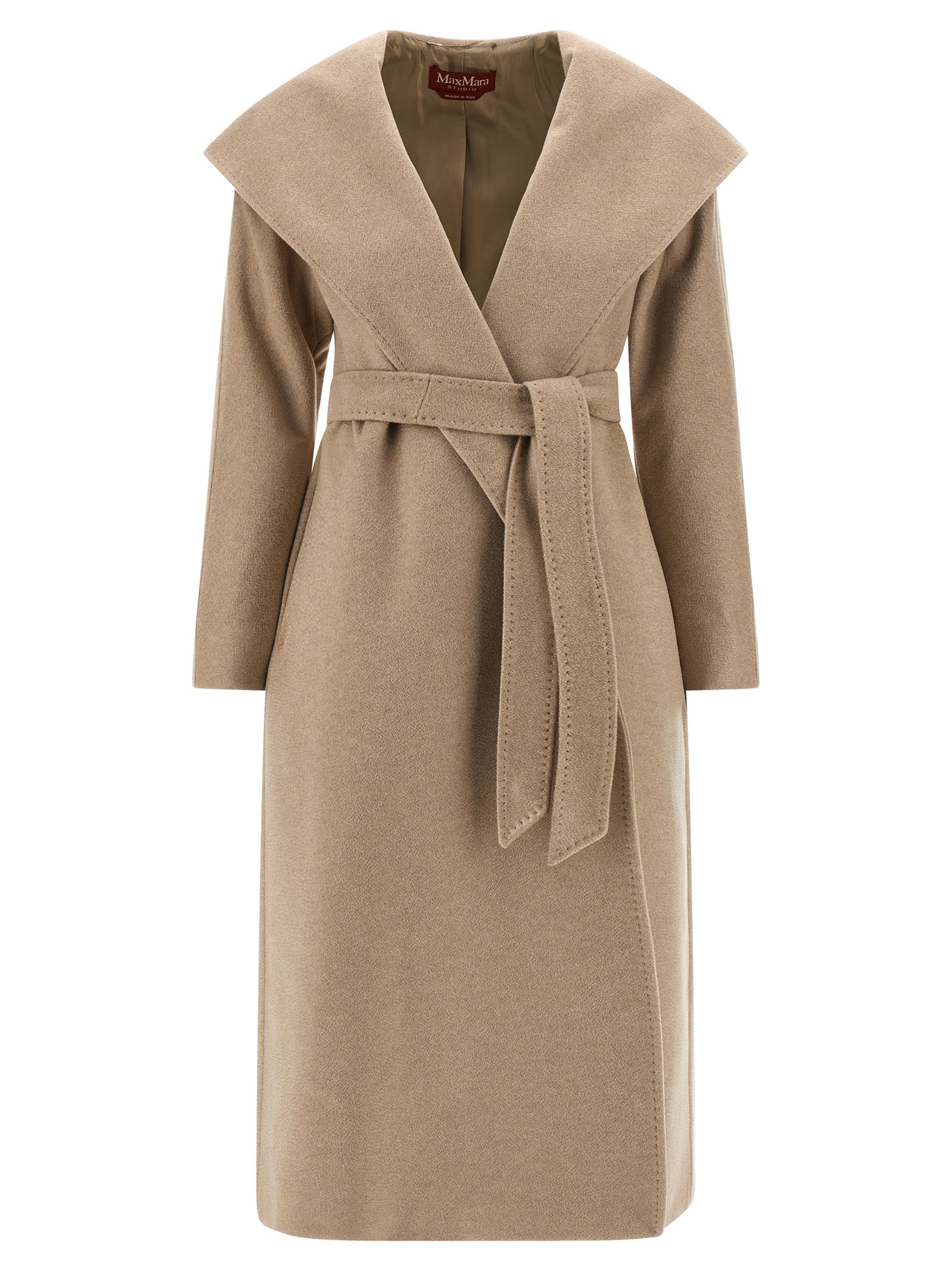 Max Mara Beige Cashmere Women's Coat