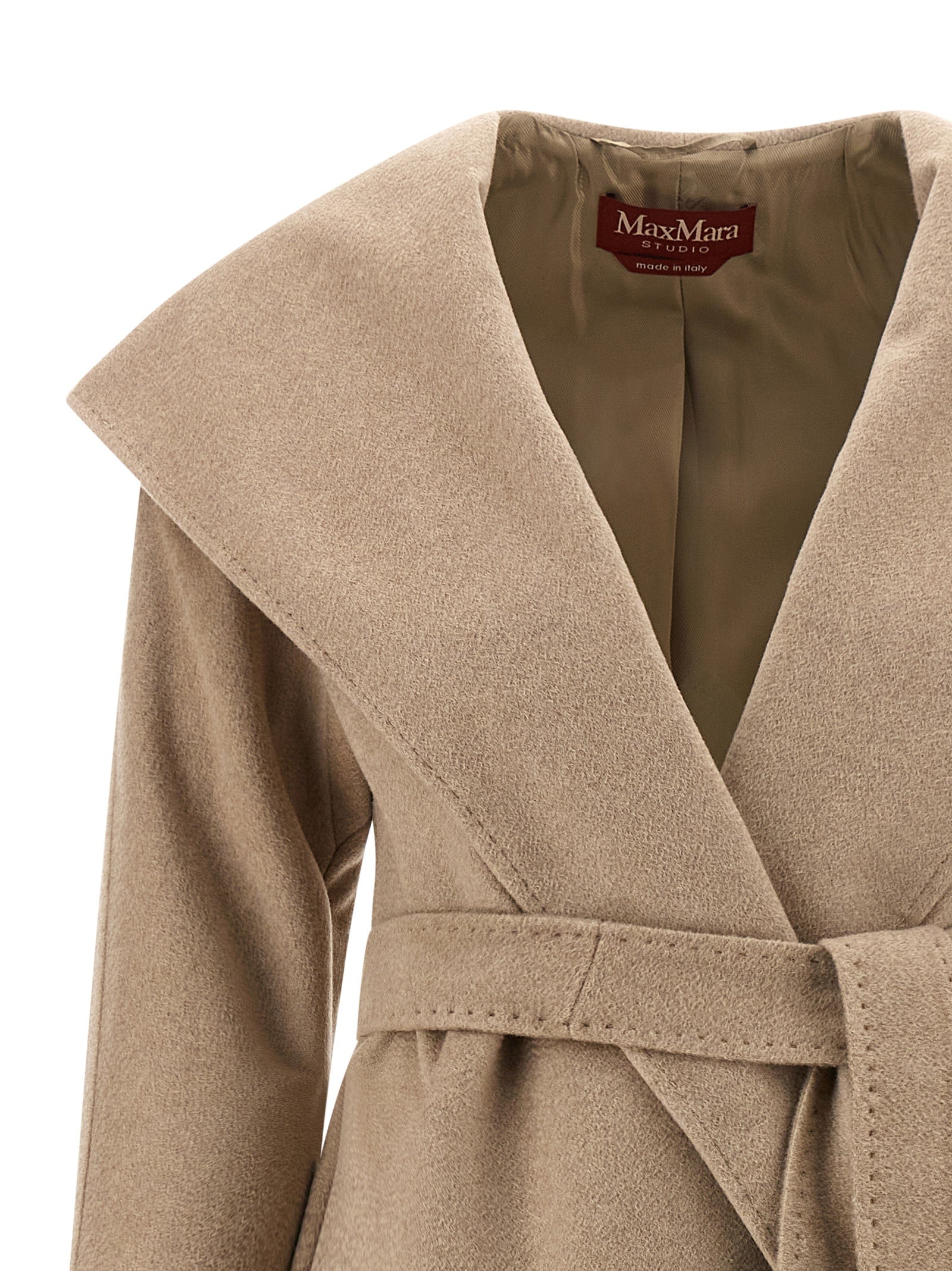 Max Mara Beige Cashmere Women's Coat