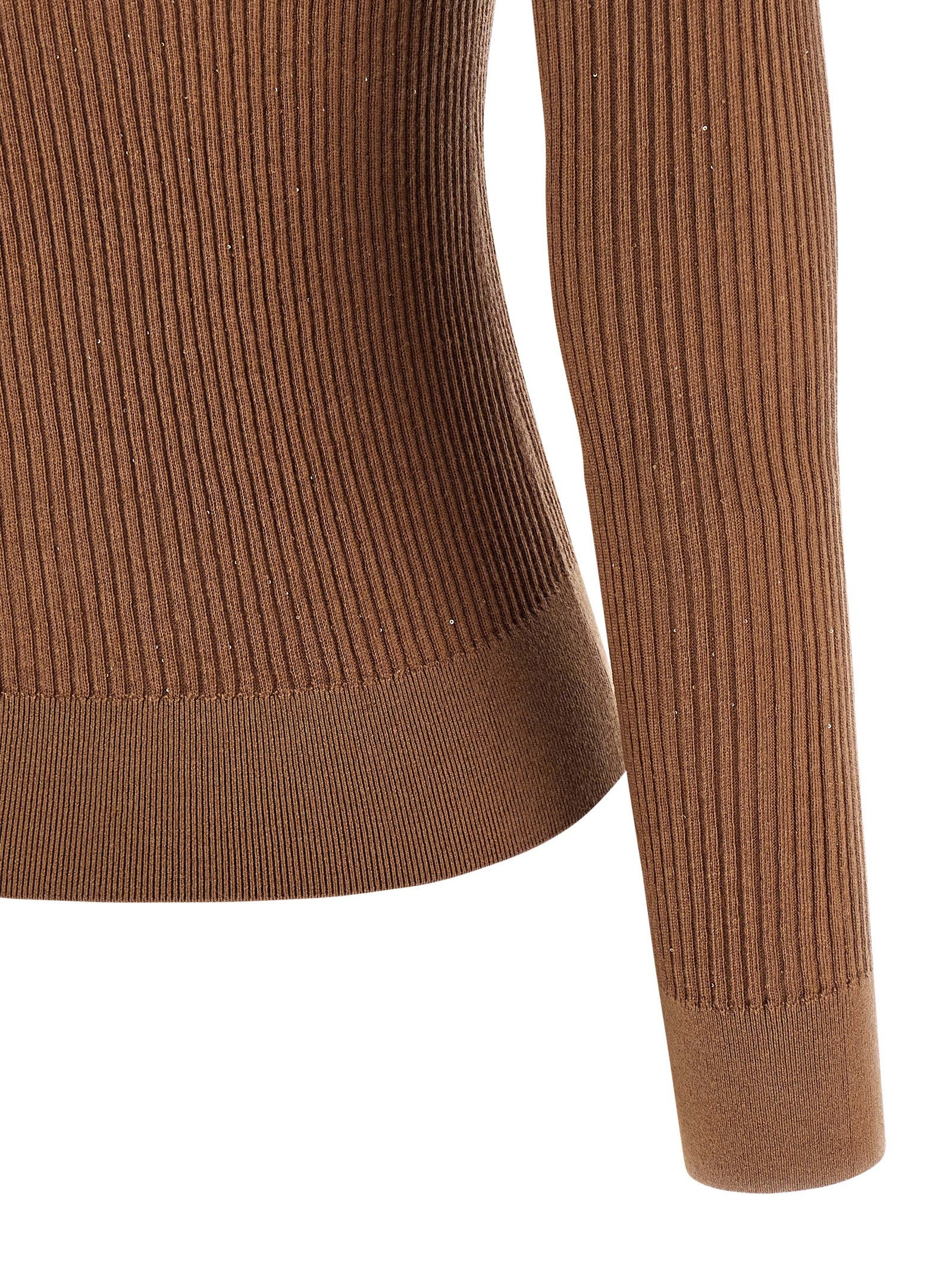 Max Mara Beige Silk Women's Cardigan