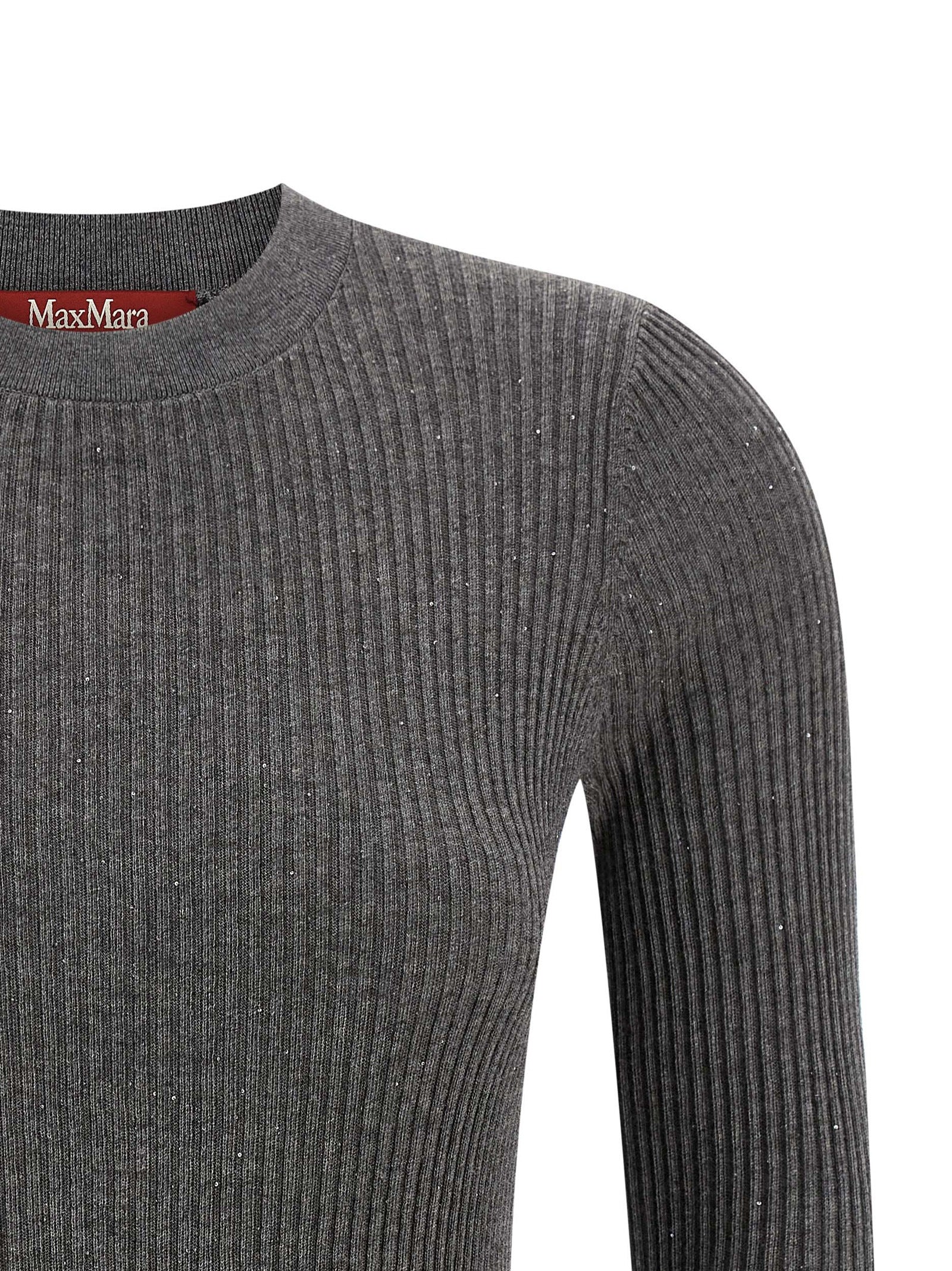 Max Mara Gray Silk Women's Cardigan