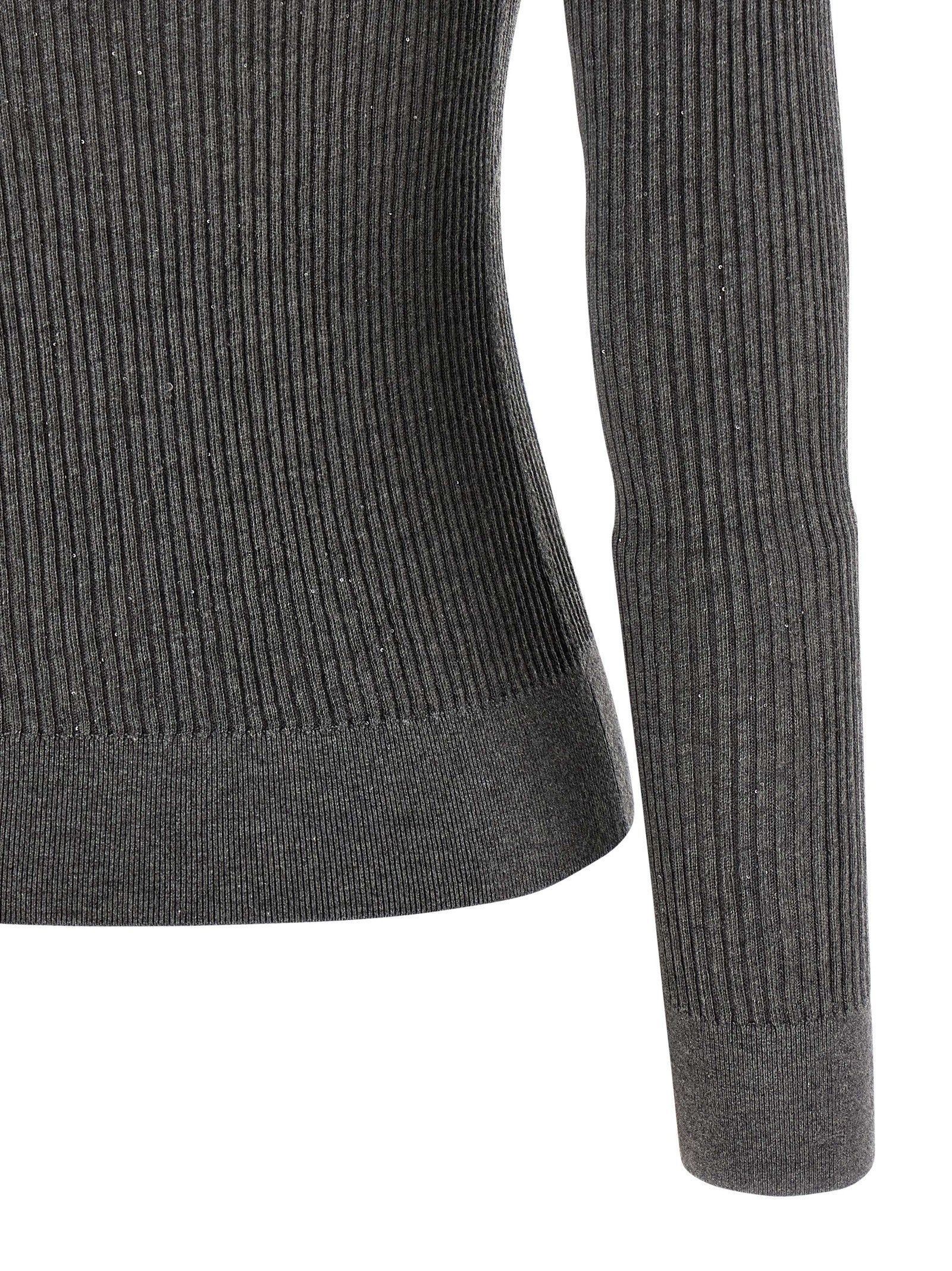 Max Mara Gray Silk Women's Cardigan