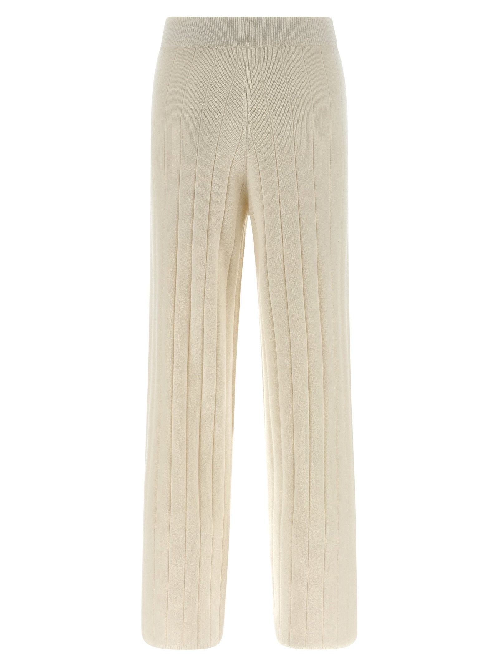 Max Mara White Cashmere Joggers (Workout Women's Pants)