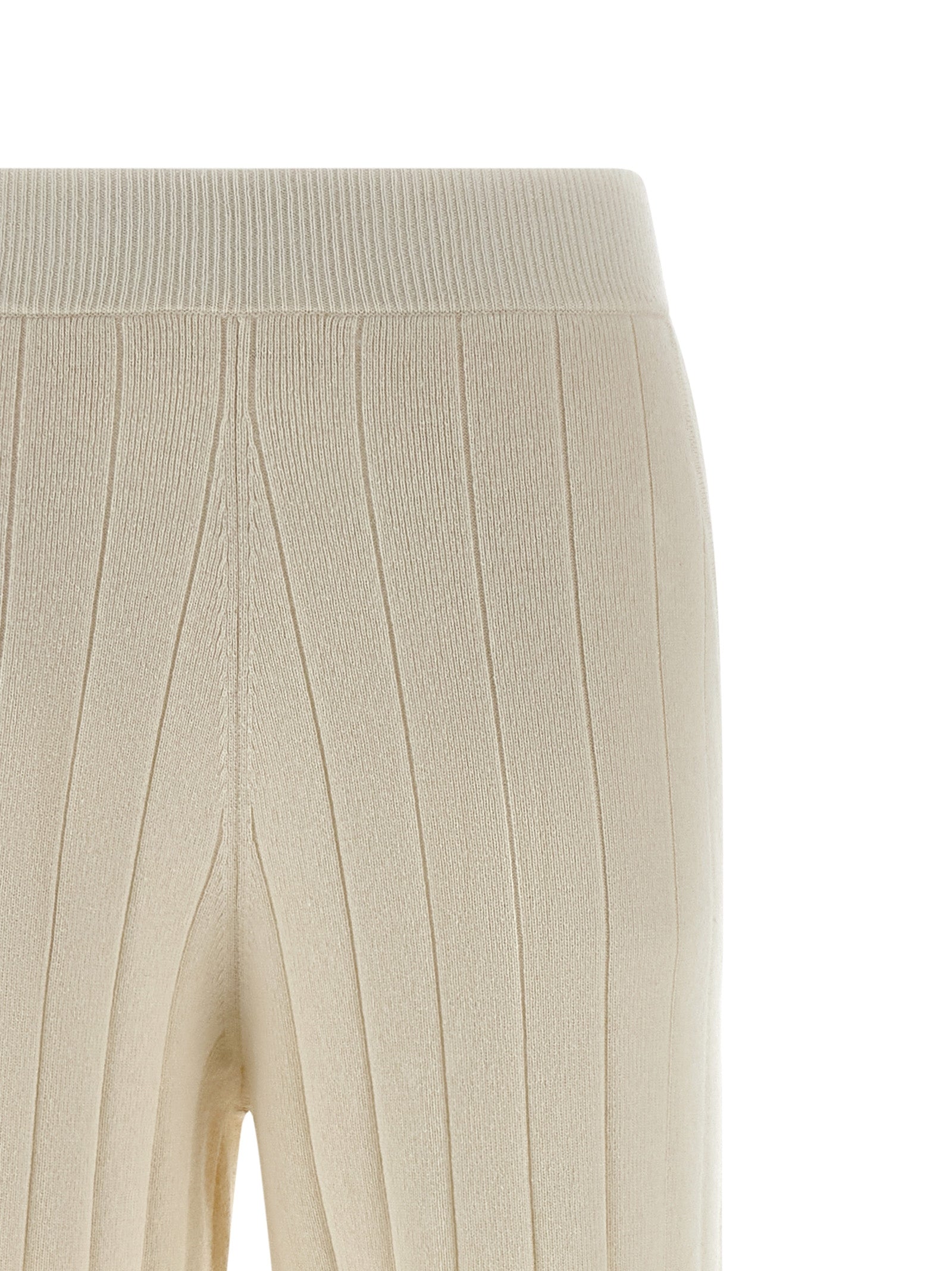 Max Mara White Cashmere Joggers (Workout Women's Pants)