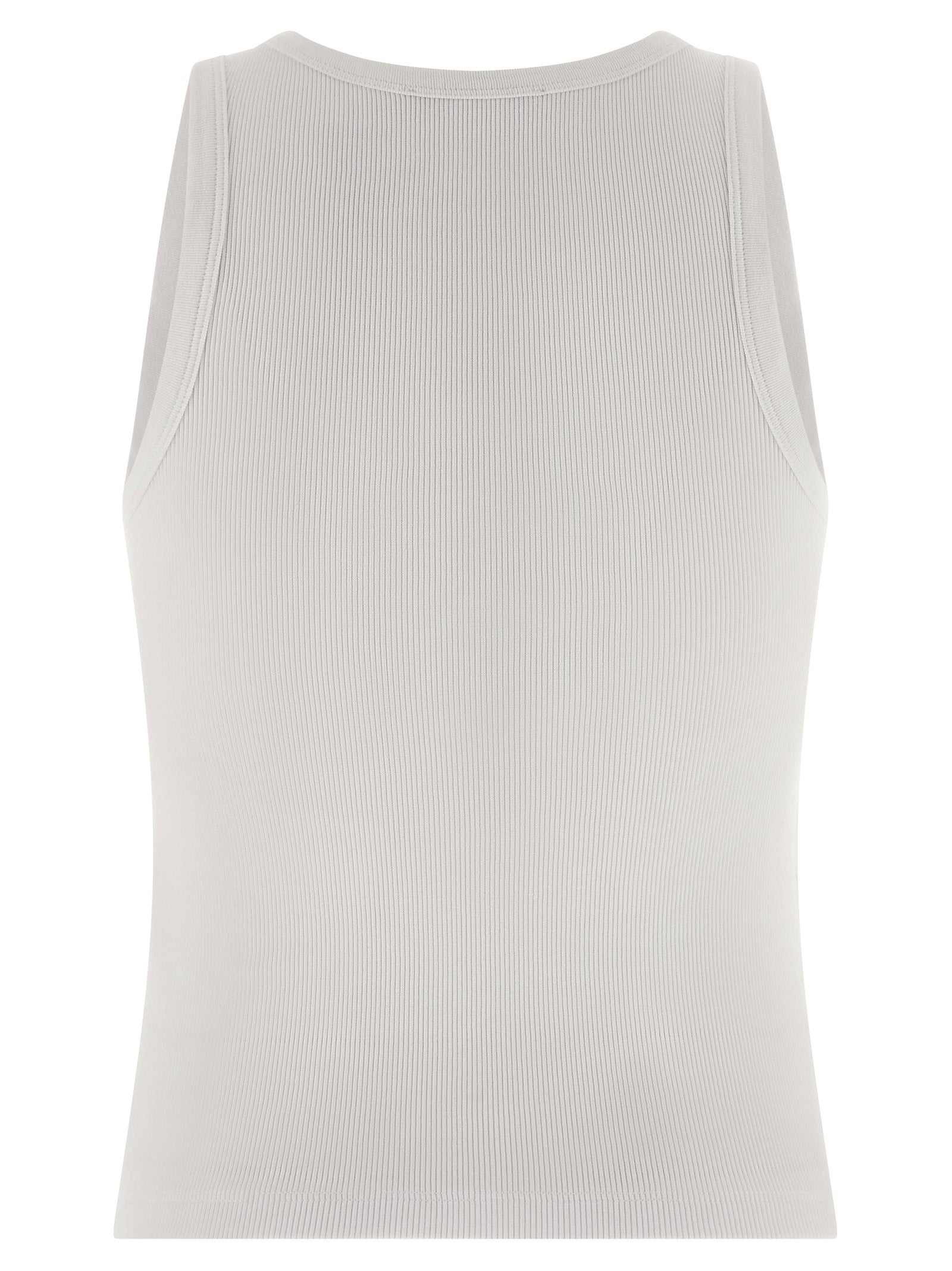Givenchy White Cotton Sleeveles Women's T-Shirt