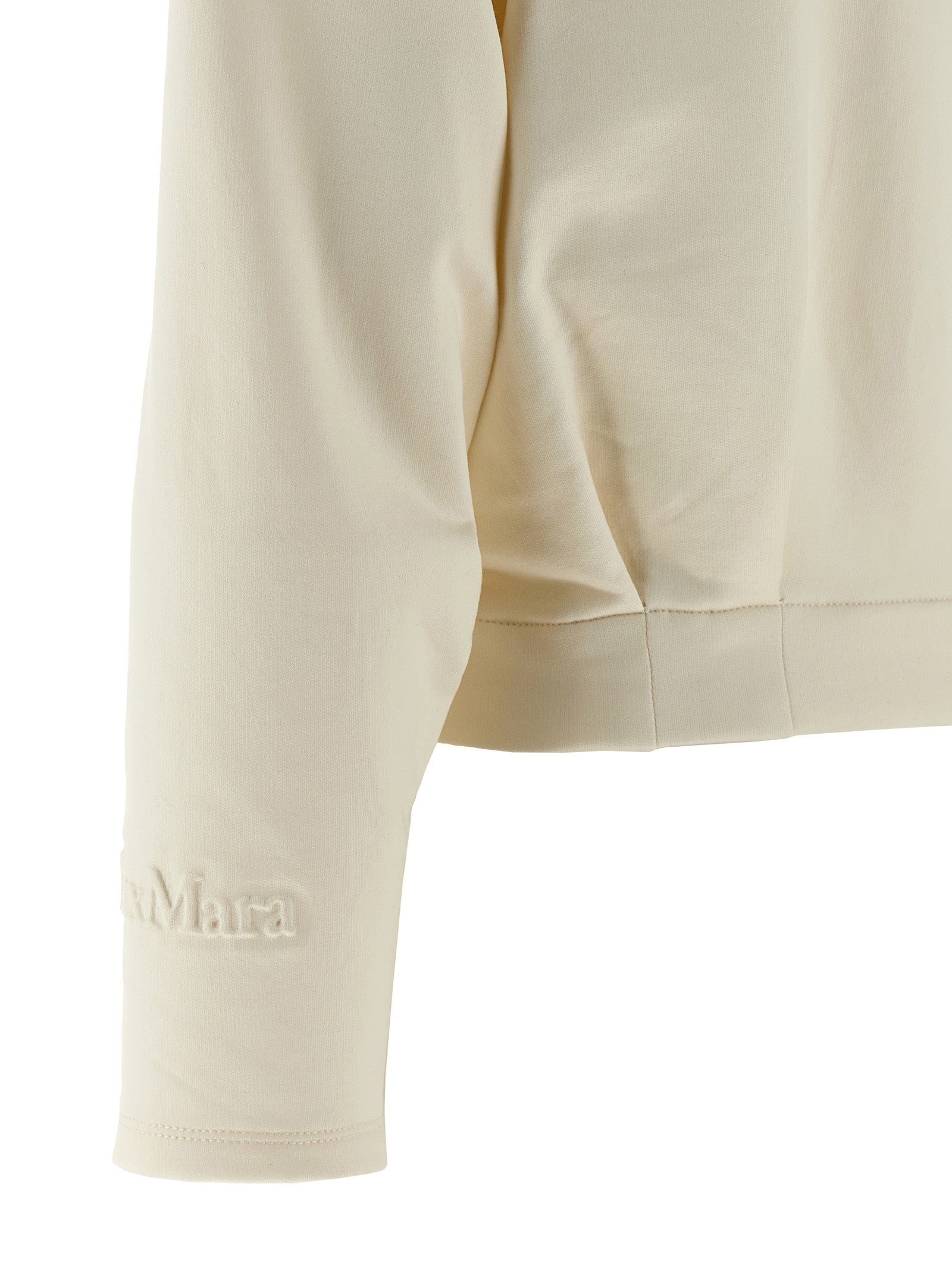Max Mara White Silk Women's Sweatshirt