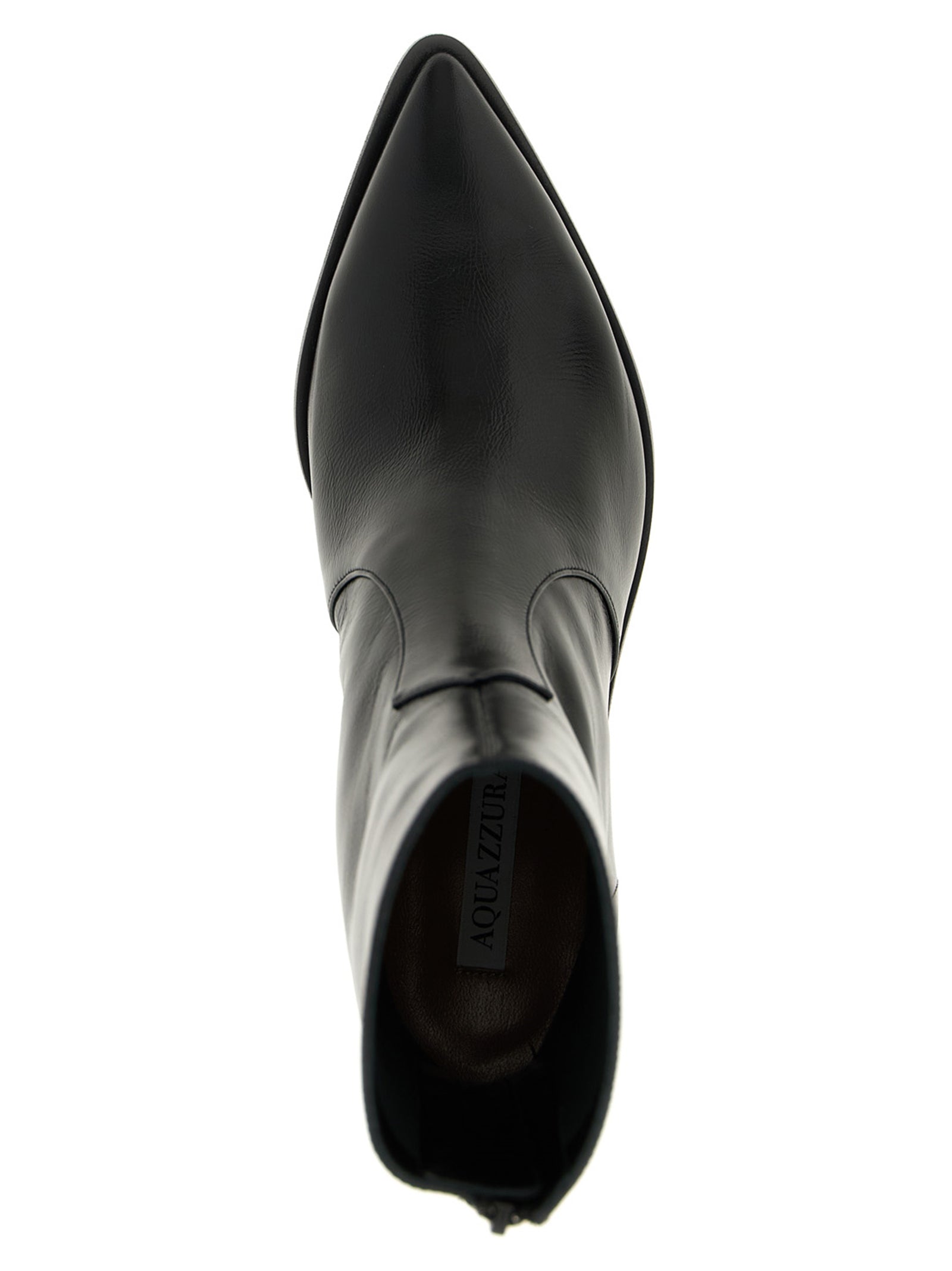 Aquazzura Black Calfskin Chelsea Women's Boots