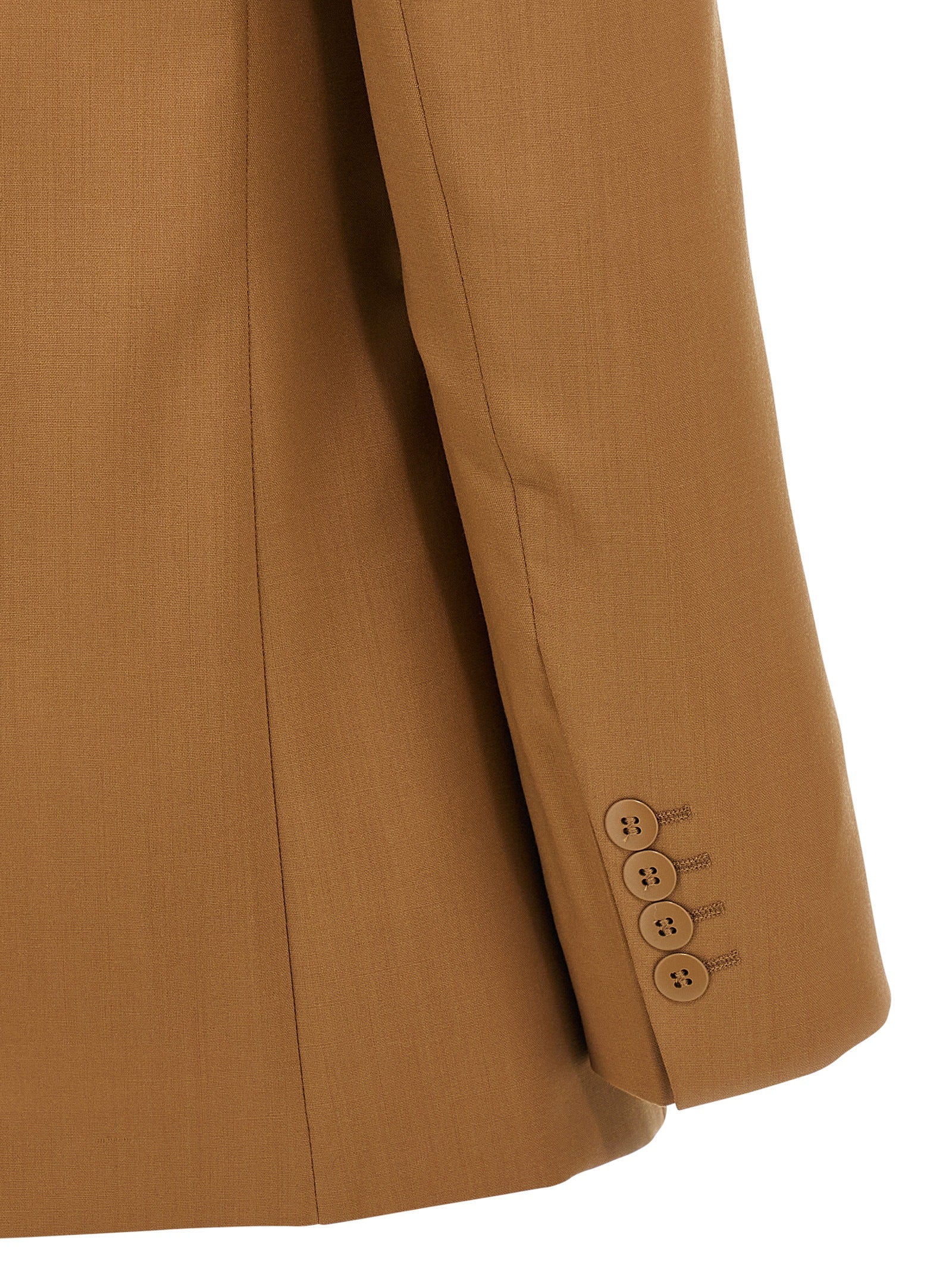 Max Mara Brown Virgin Wool Women's Blazer