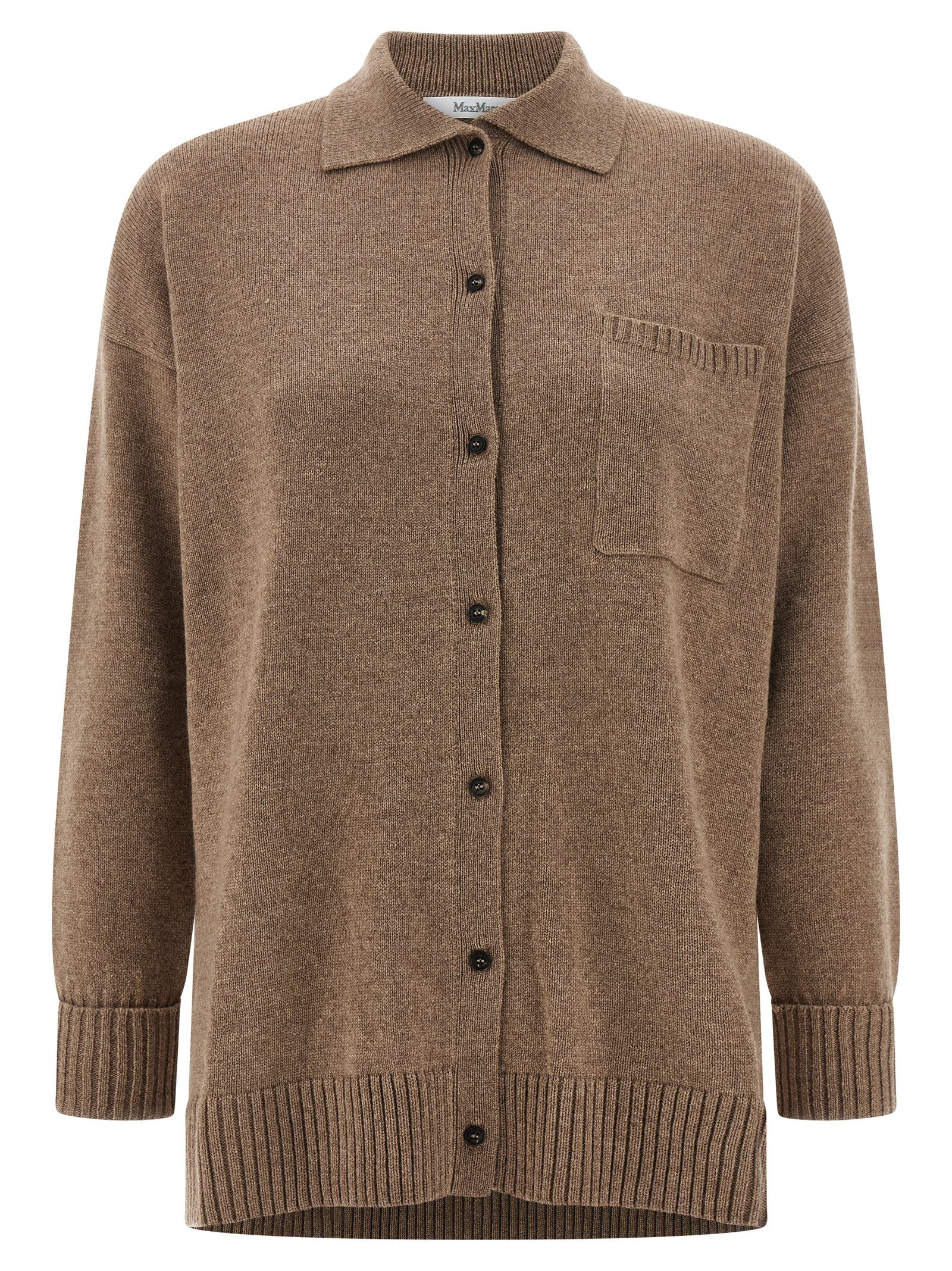Max Mara Brown Cashmere Women's Cardigan