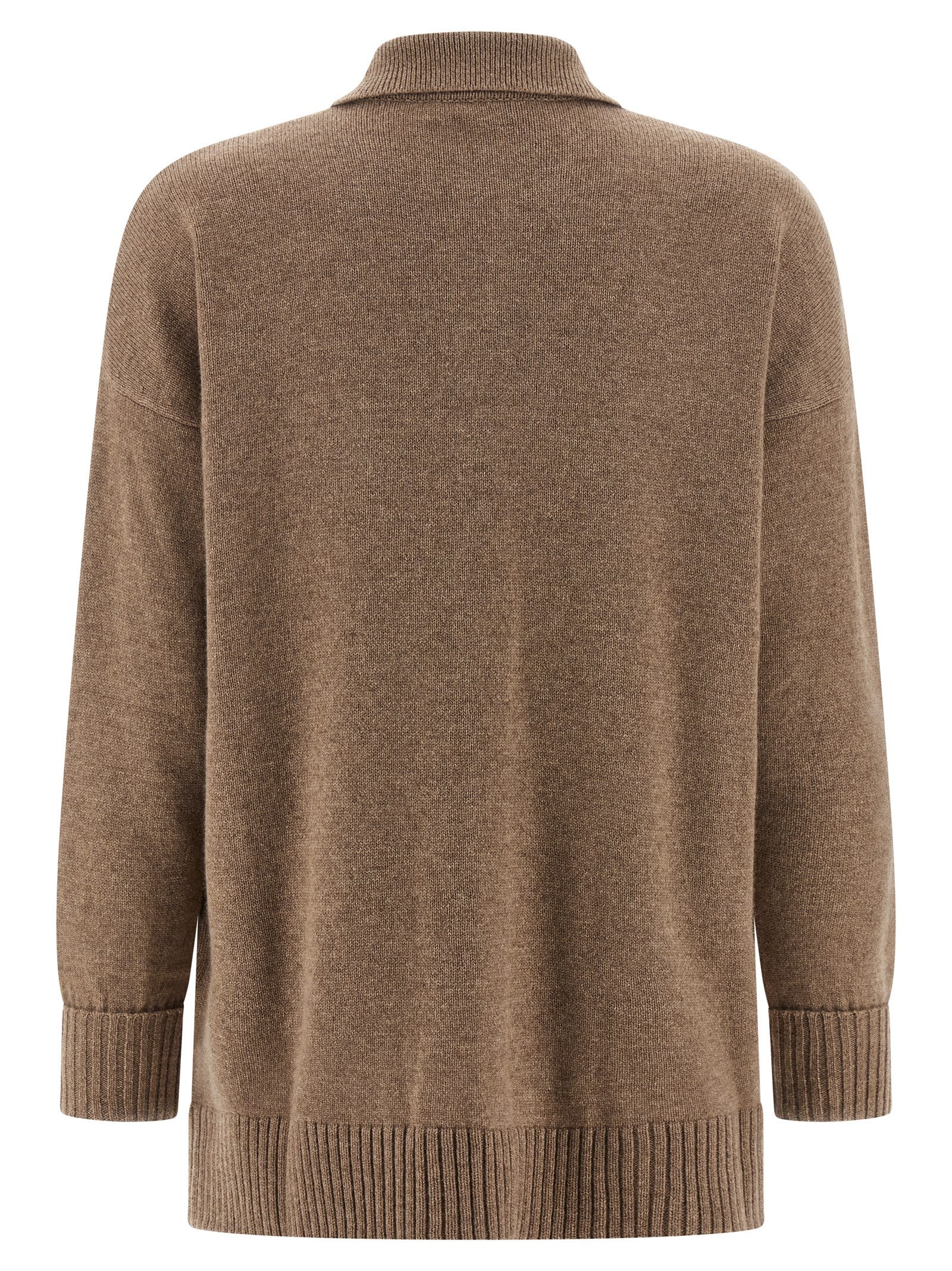Max Mara Brown Cashmere Women's Cardigan