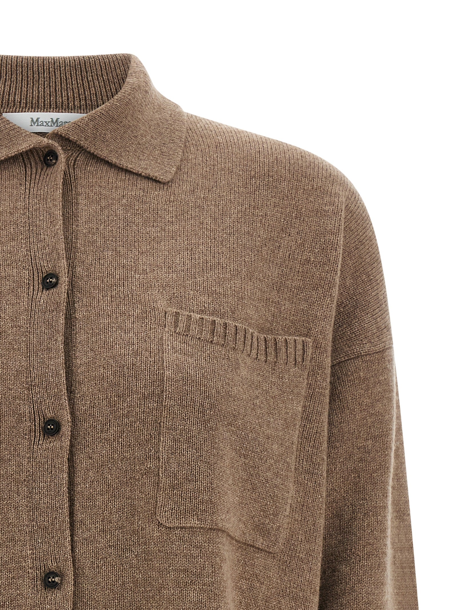 Max Mara Brown Cashmere Women's Cardigan