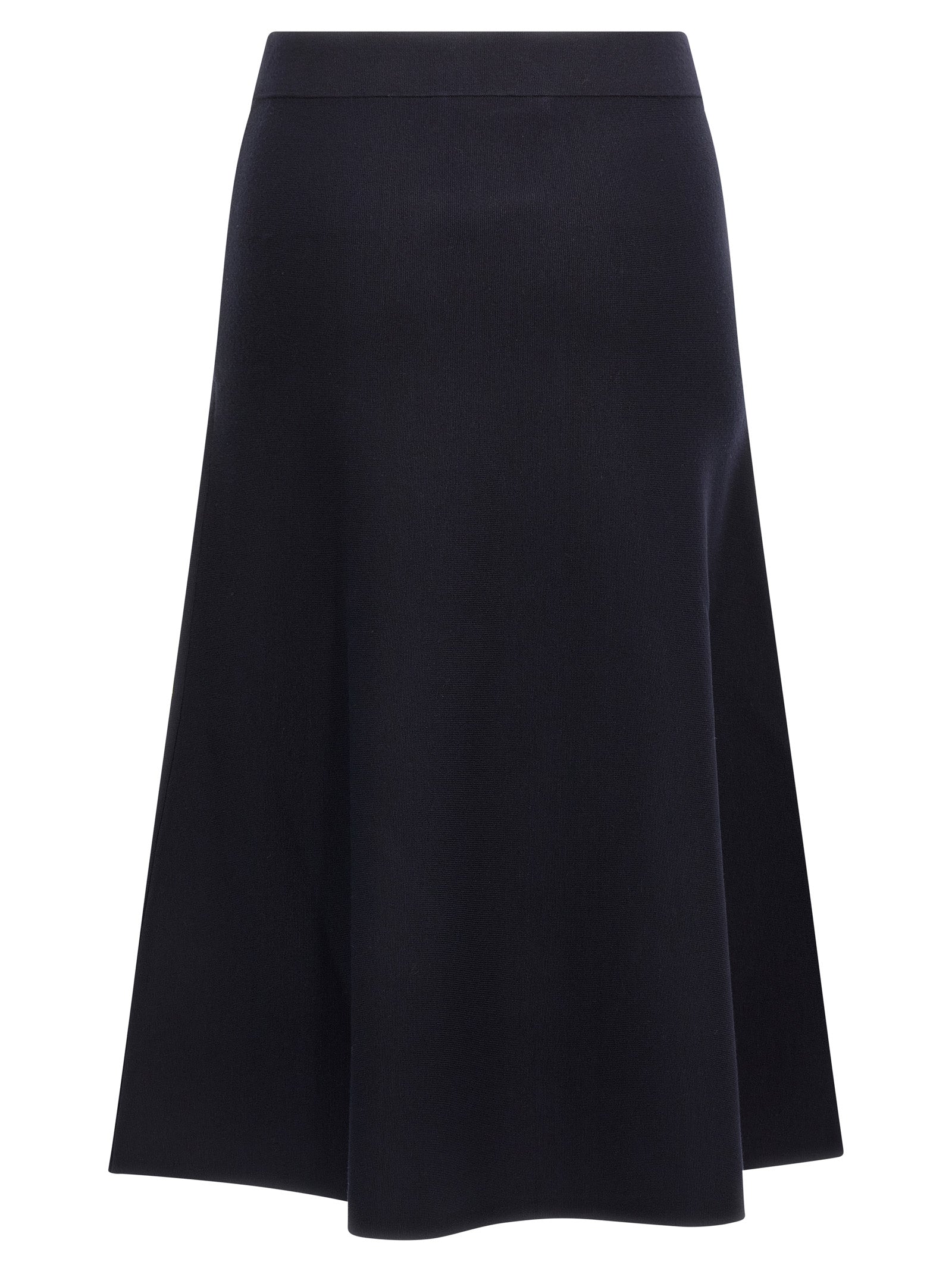 Max Mara Blue Viscose Midi Women's Skirt