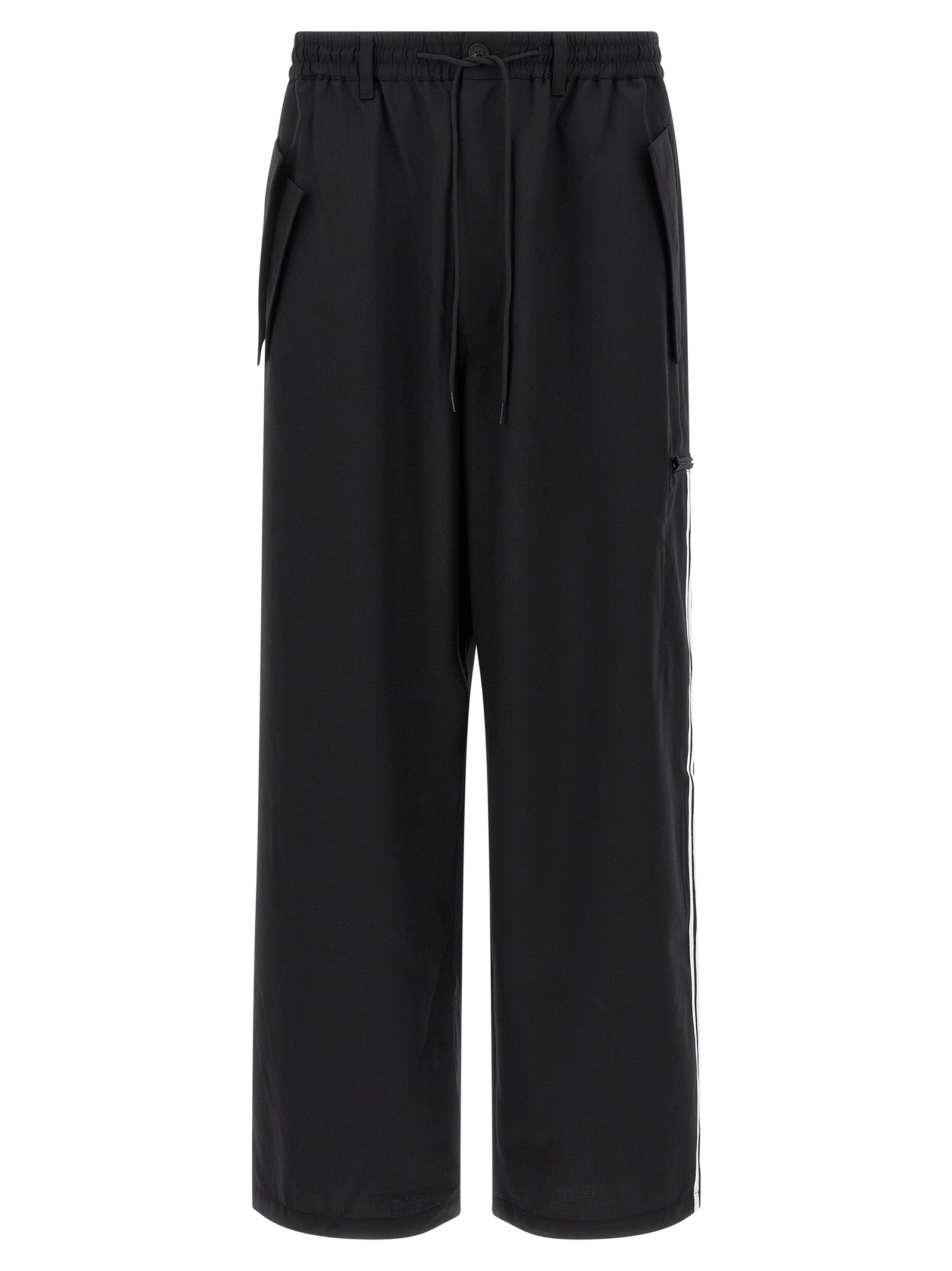 Y-3 Black Polyester Casual Men's Pants
