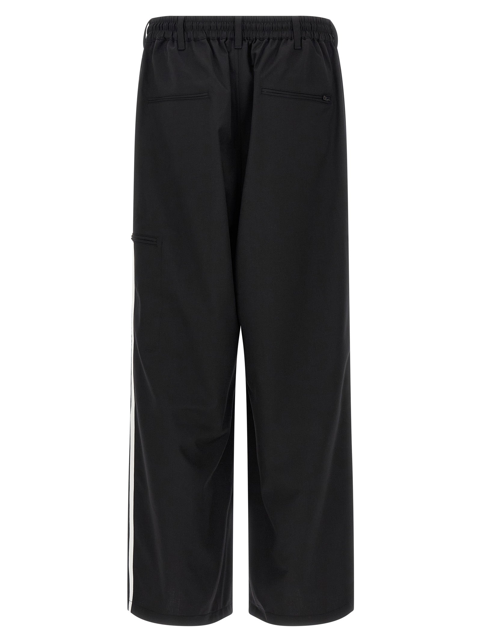 Y-3 Black Polyester Casual Men's Pants