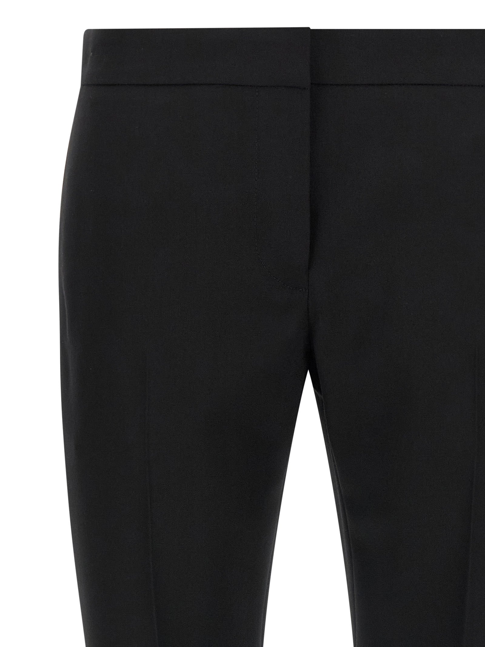 Alexander McQueen Black Wool Dress Women's Pants