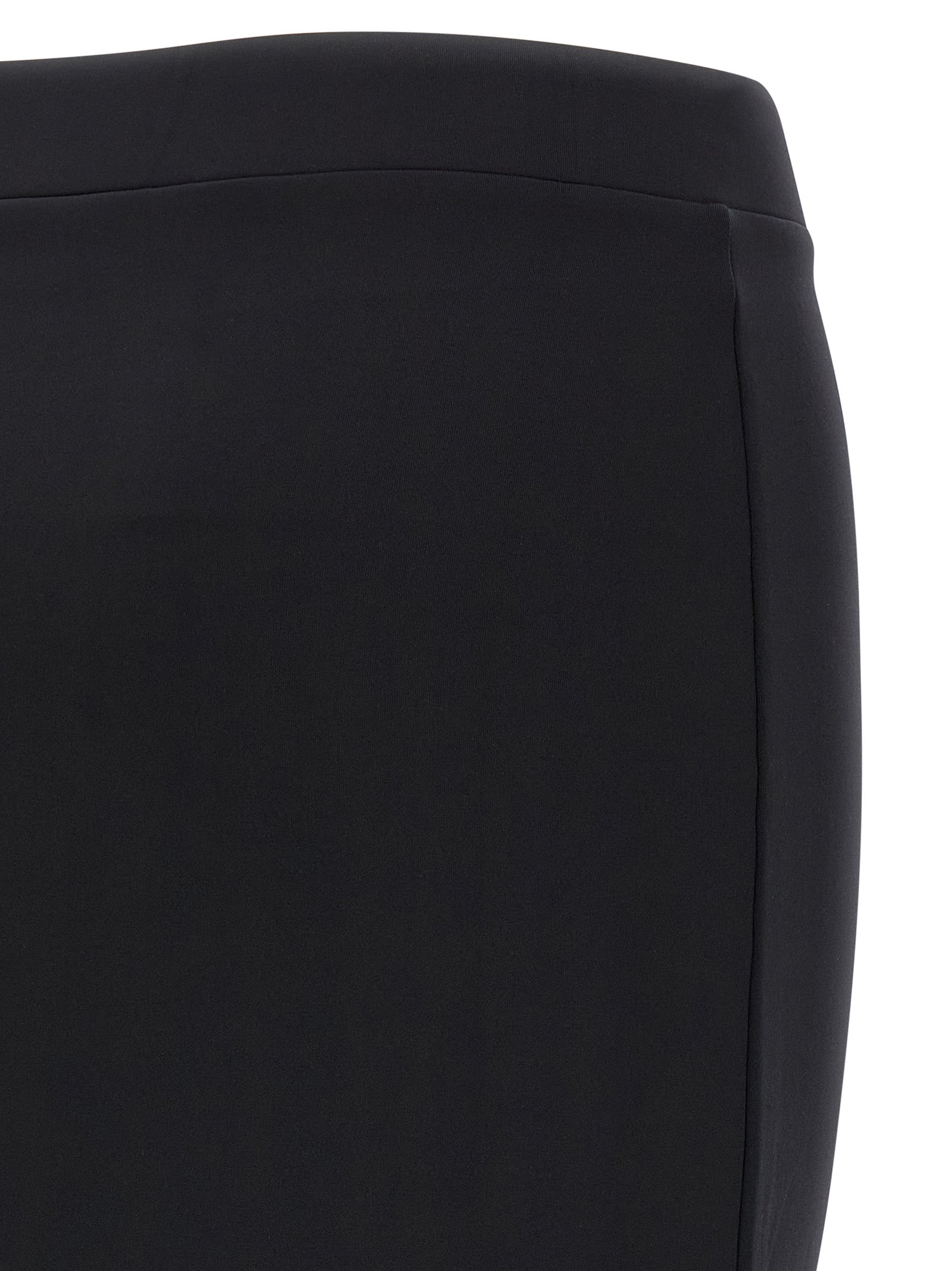 Off-White Black Polyamide Midi Women's Skirt