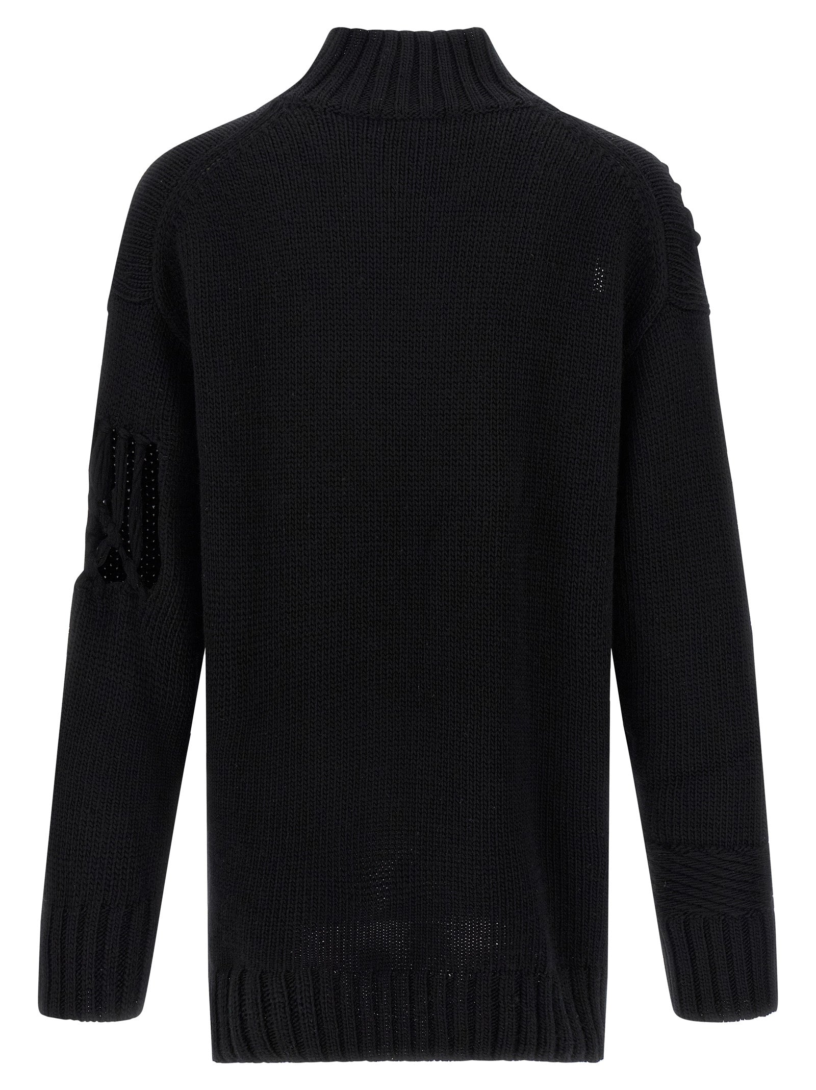 Yohji Yamamoto Black Wool Men's Cardigan