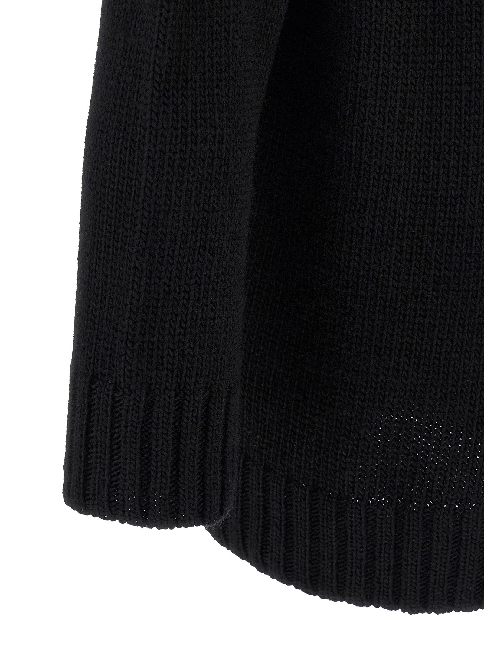 Yohji Yamamoto Black Wool Men's Cardigan