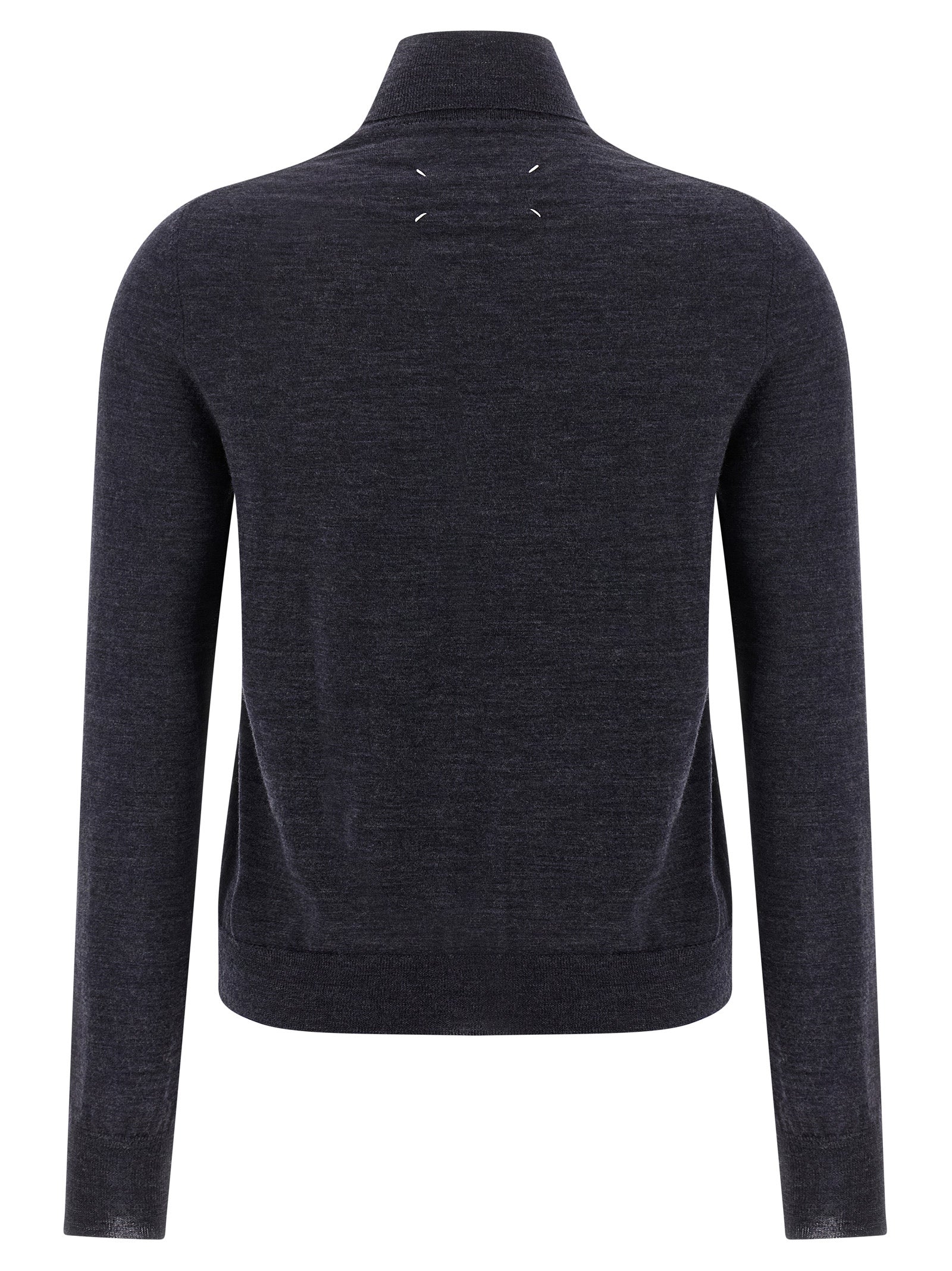 Maison Margiela Blue Wool Women's Cardigan