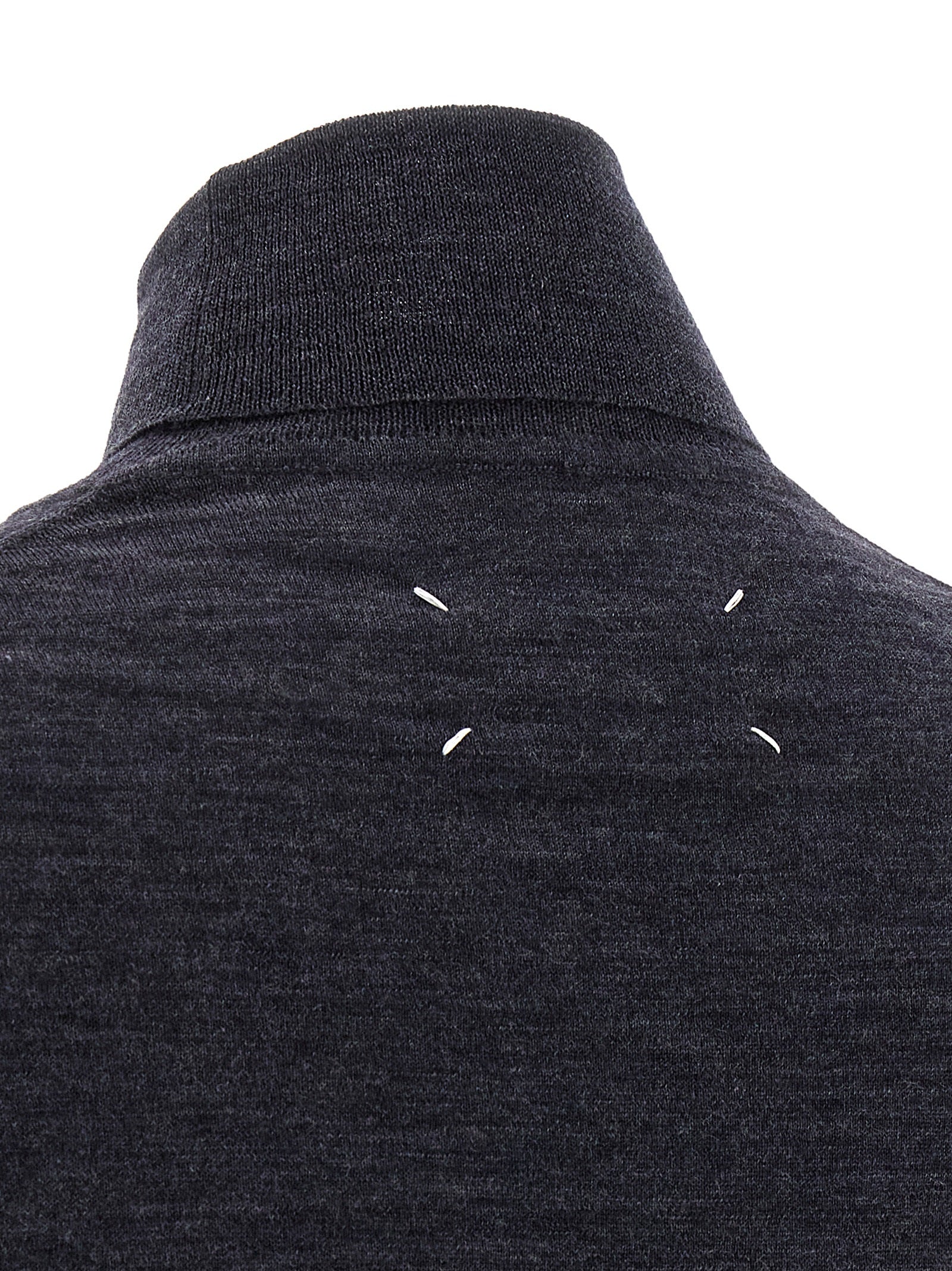Maison Margiela Blue Wool Women's Cardigan