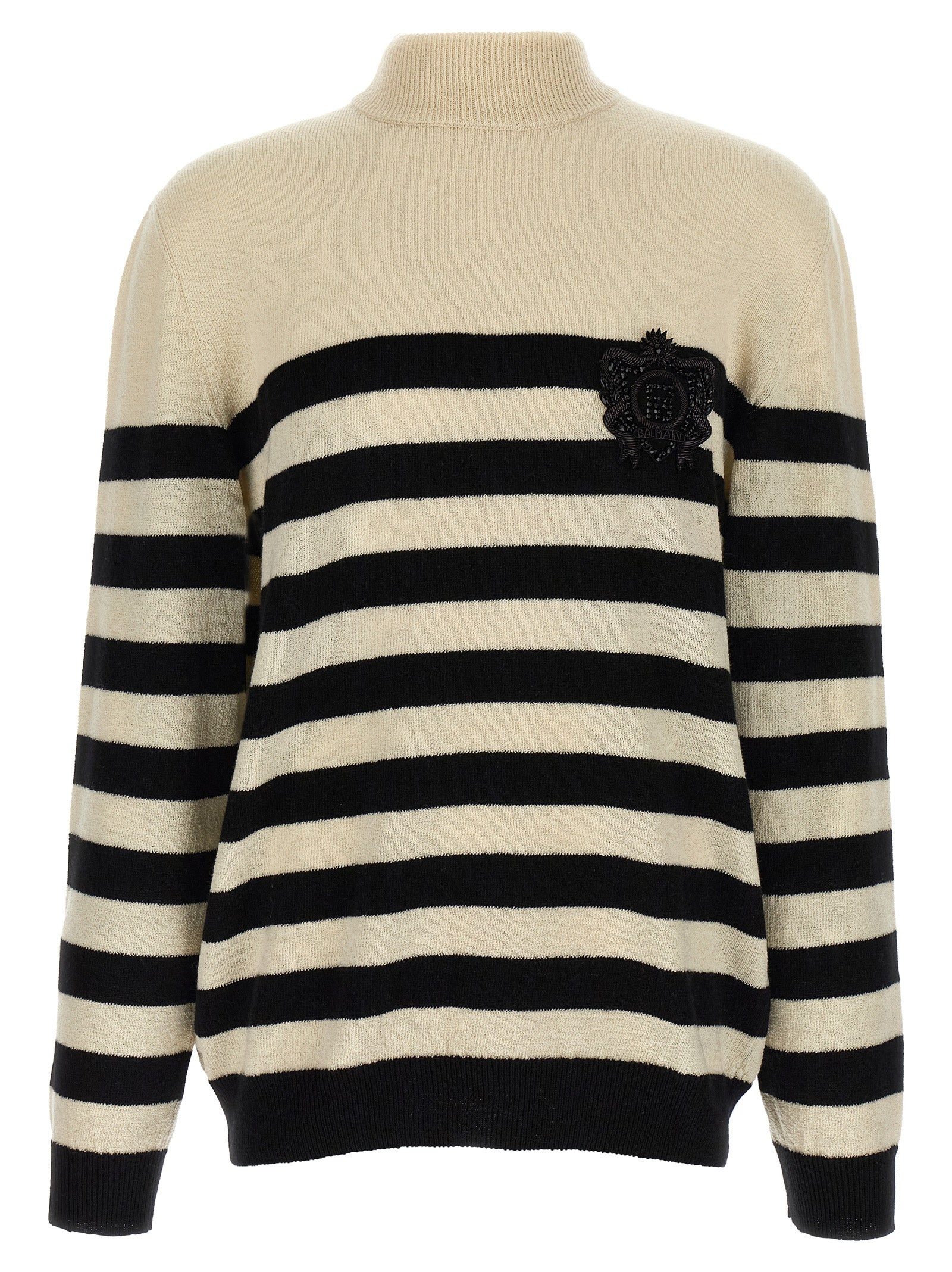 Balmain Bicolor Wool Men's Cardigan