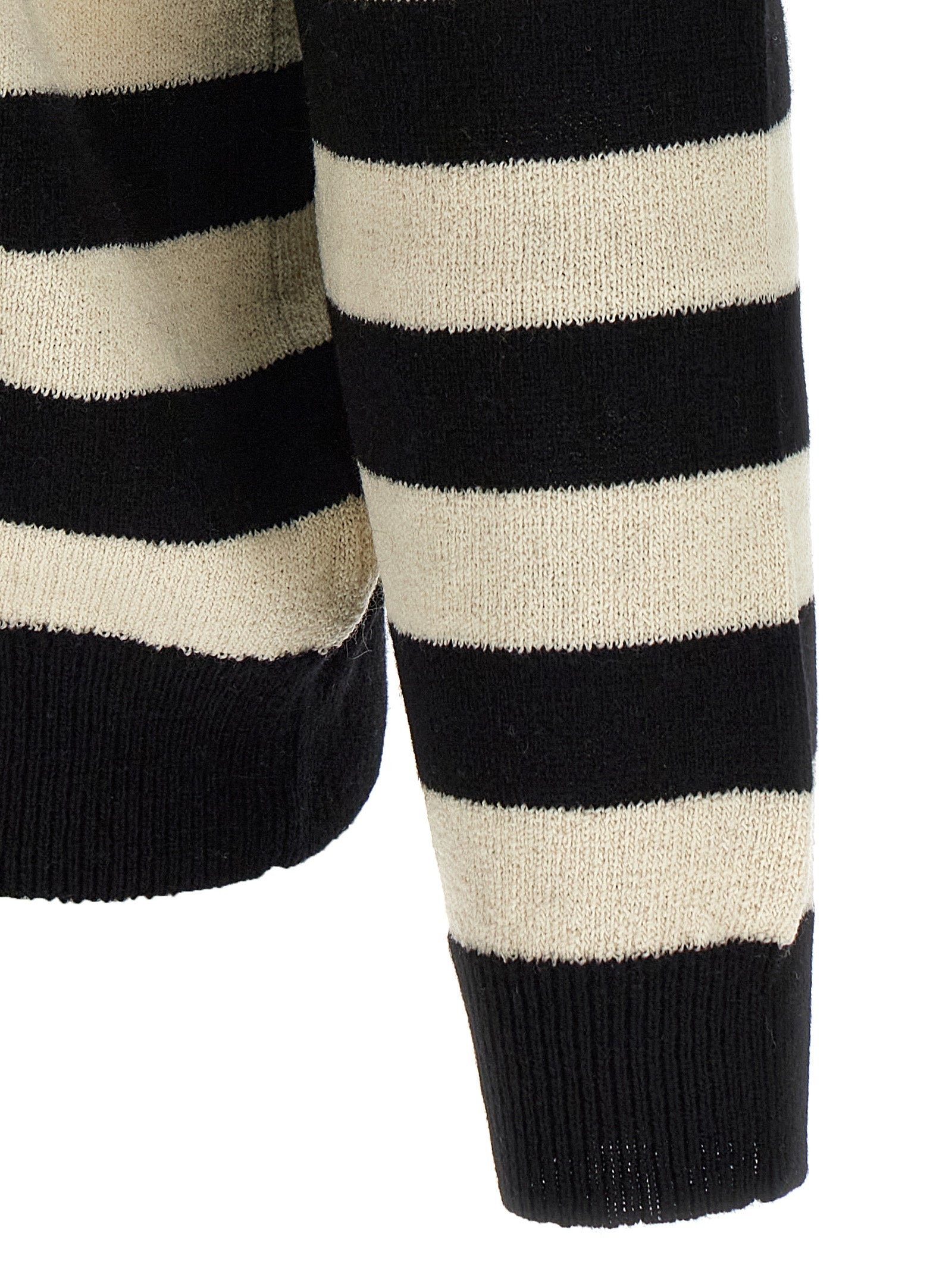 Balmain Bicolor Wool Men's Cardigan