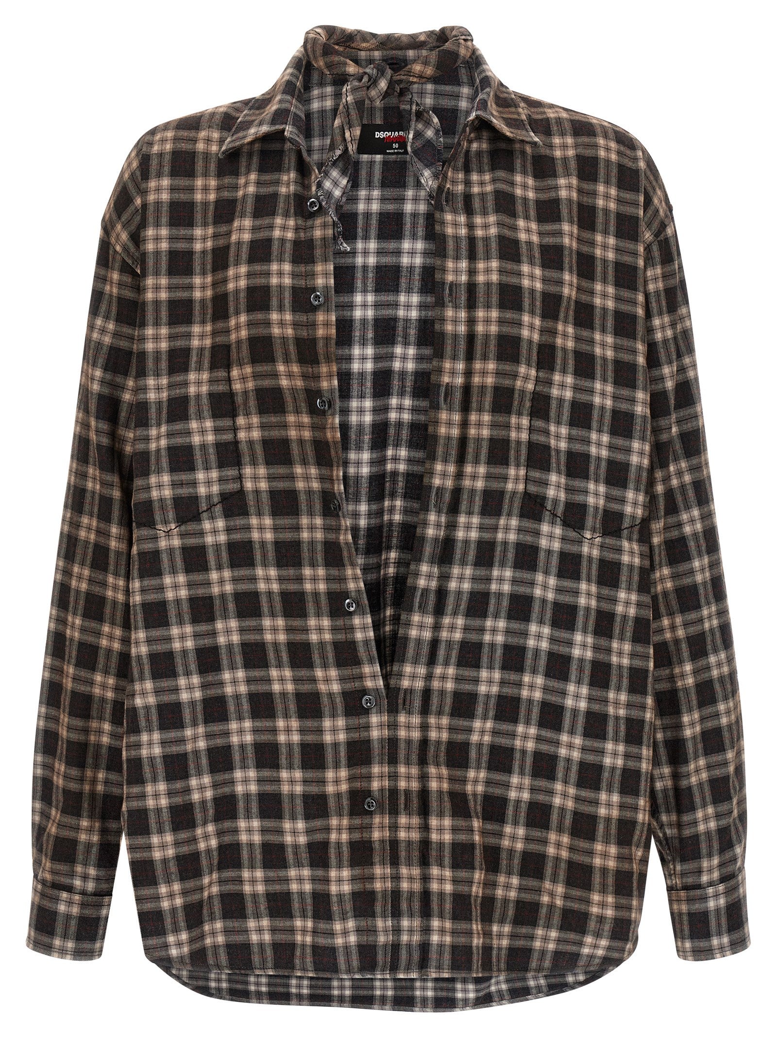 Dsquared² Multicolor Cotton Men's Blouse