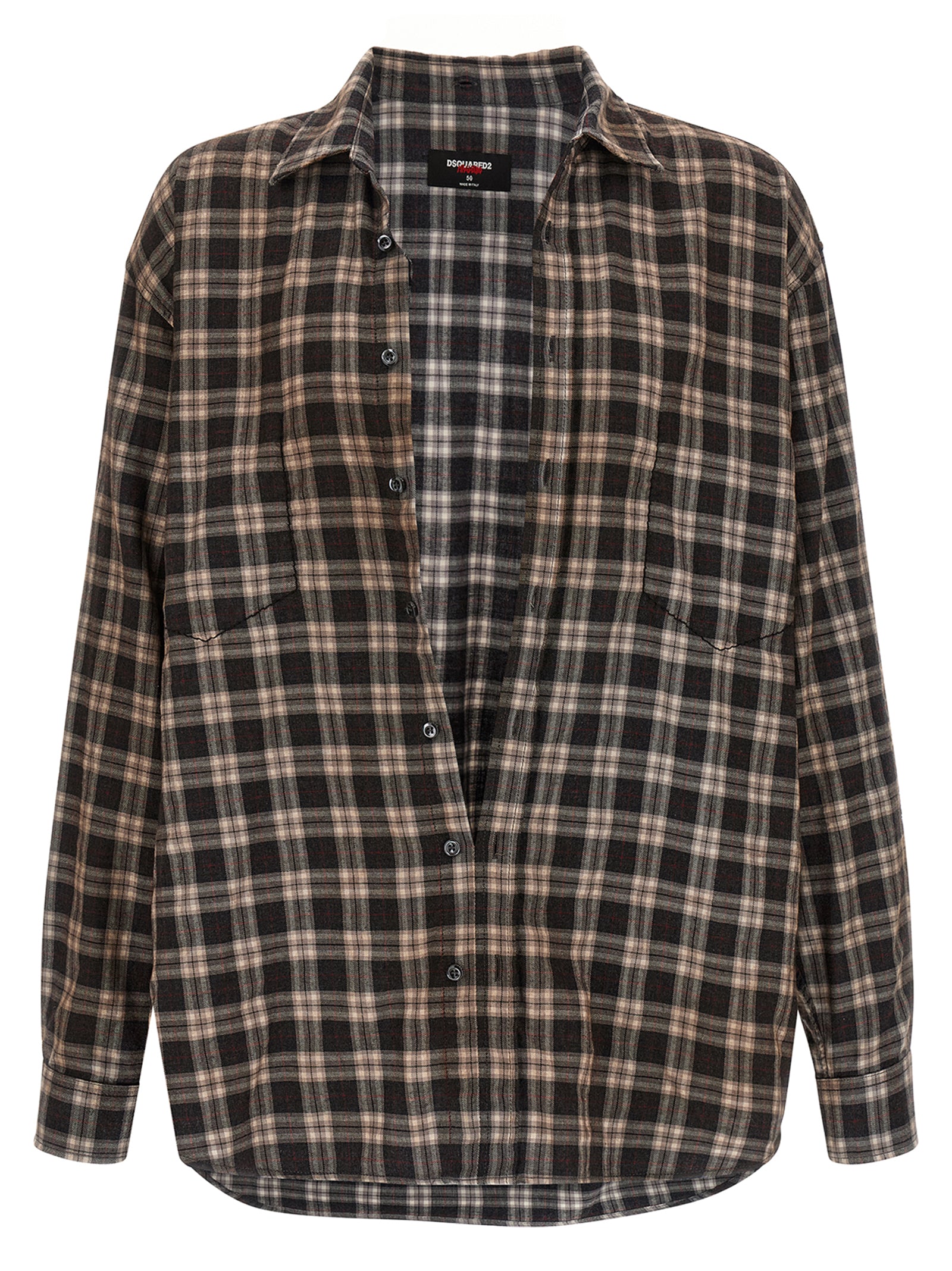 Dsquared² Multicolor Cotton Men's Blouse