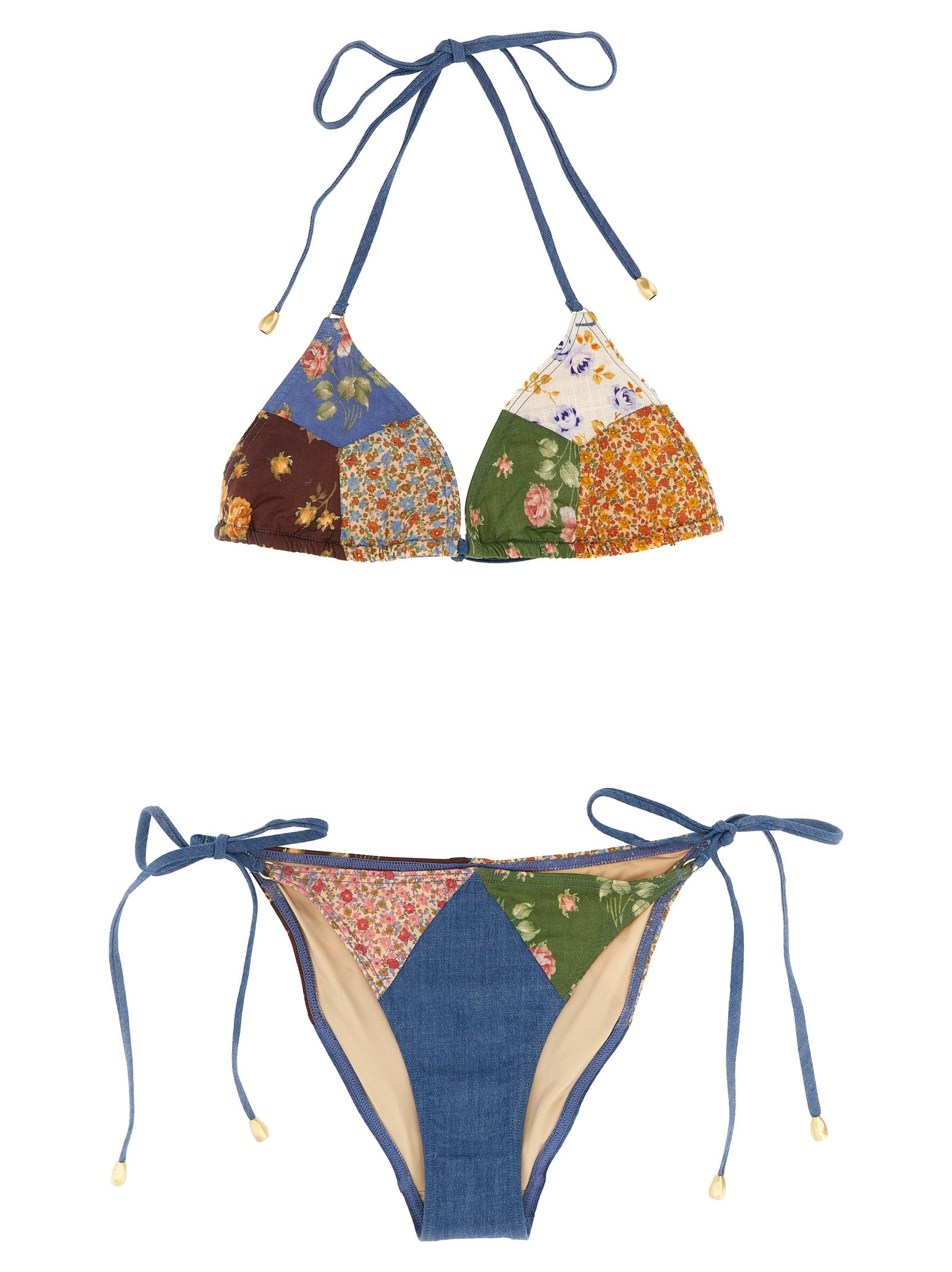 Zimmermann Multicolor Cotton Women's Bikini