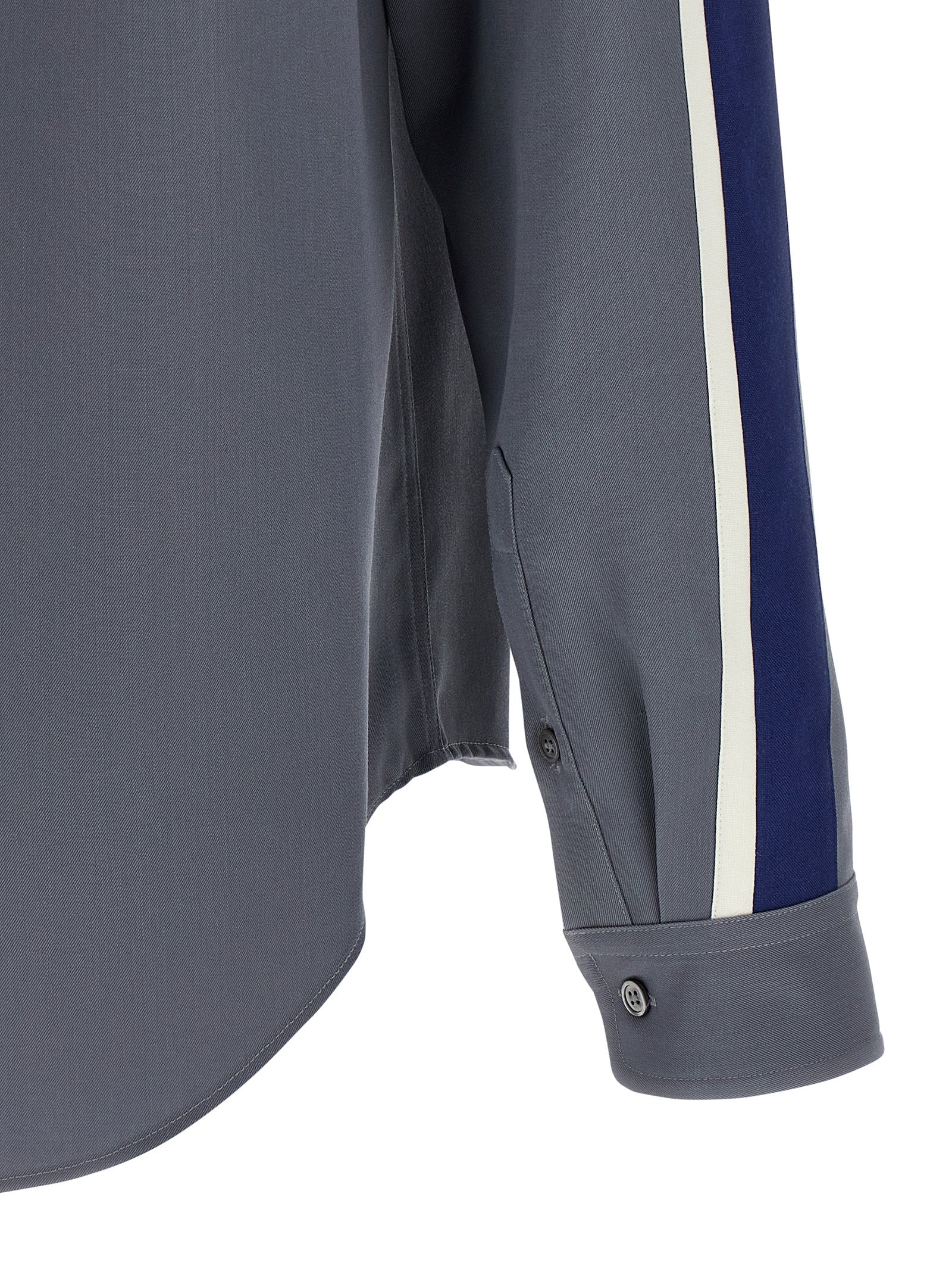 Marni Gray Virgin Wool Men's Blouse
