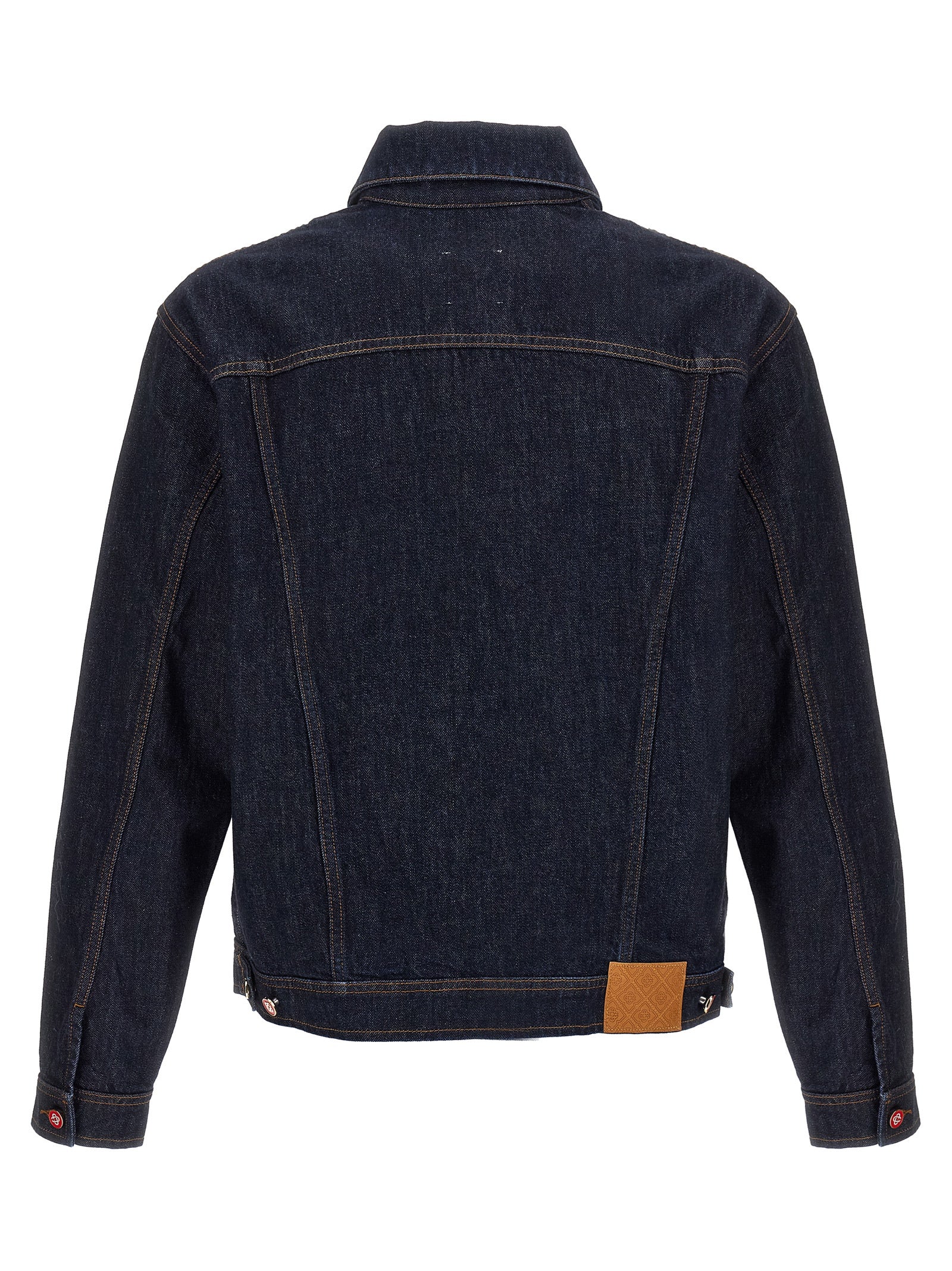 Casablanca Blue Cotton Denim Men's Jacket