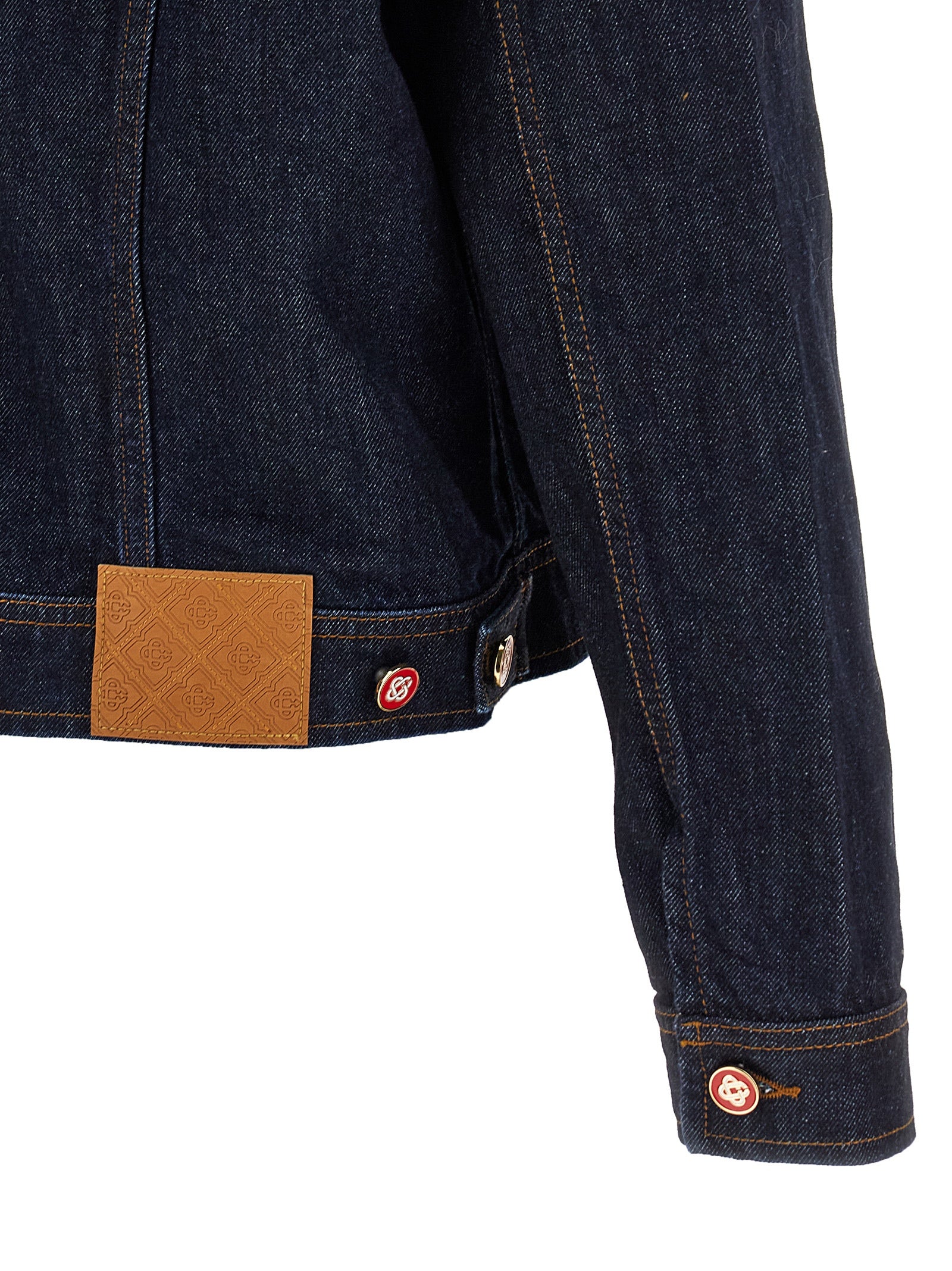 Casablanca Blue Cotton Denim Men's Jacket