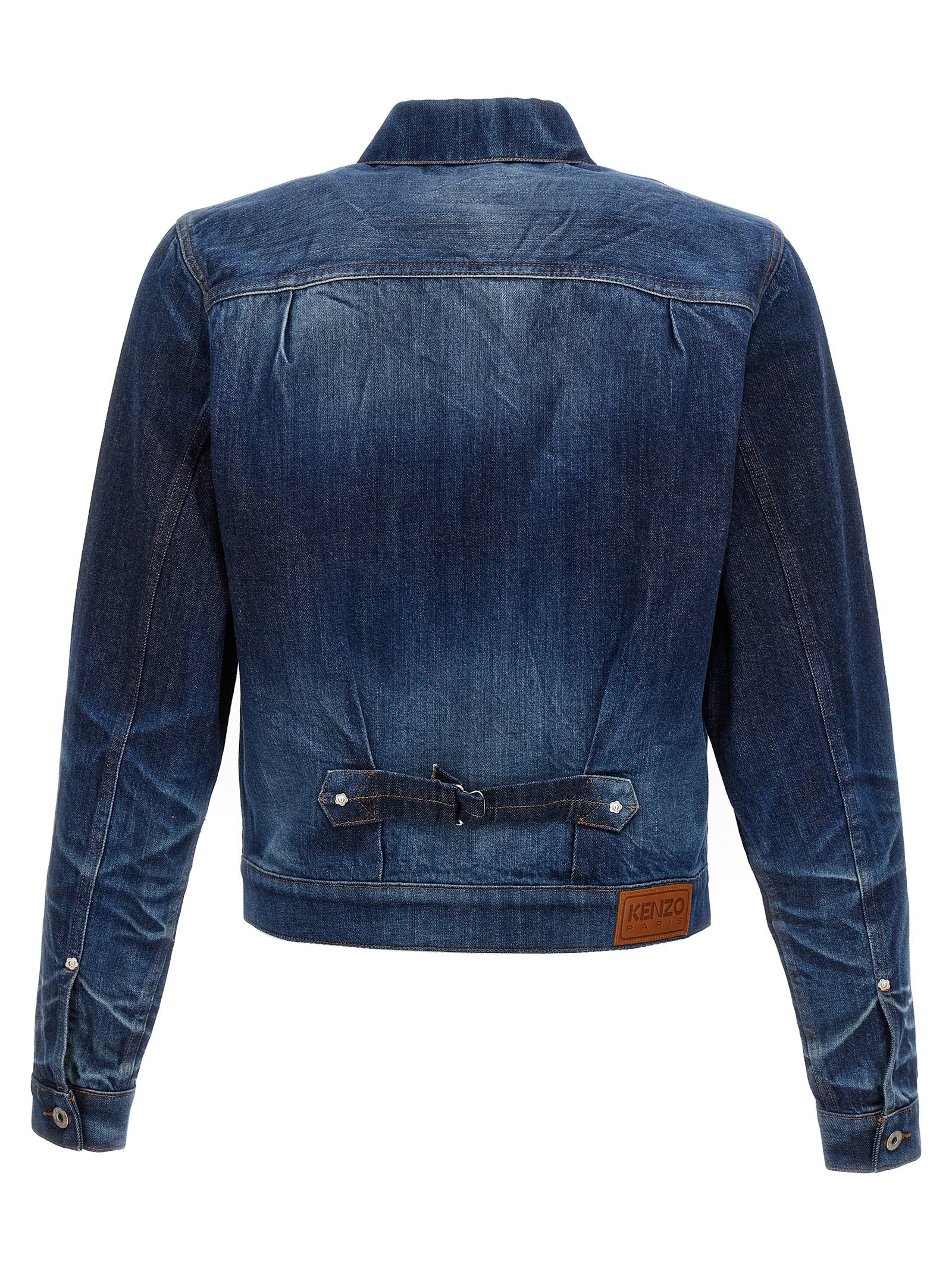 Kenzo Blue Cotton Denim Men's Jacket