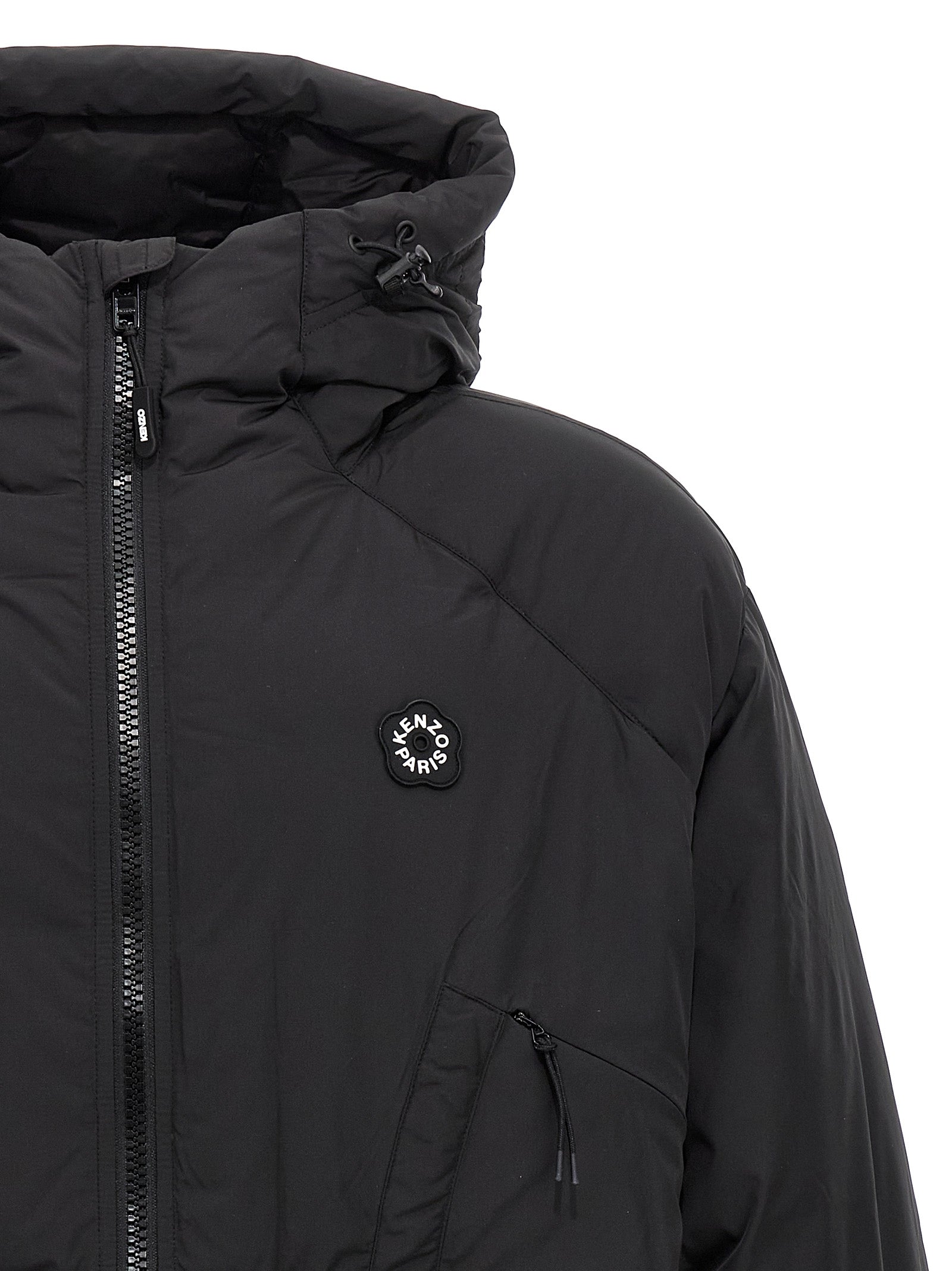 Kenzo Black Polyester Shell Men's Jacket