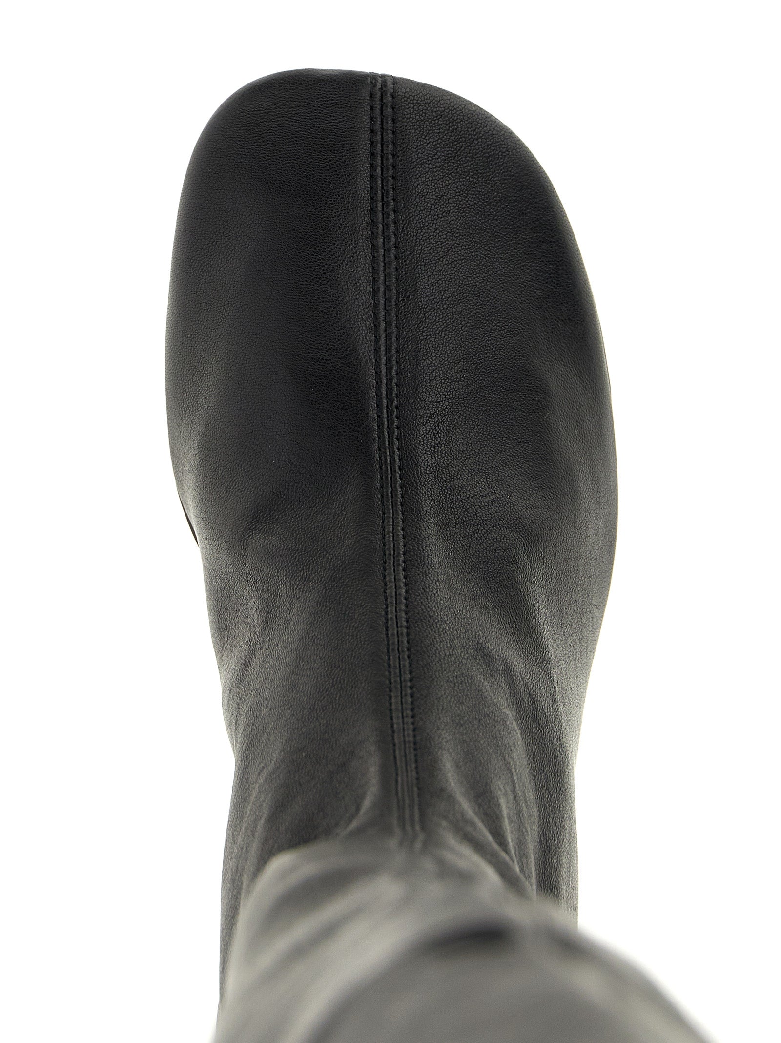 Jil Sander Black Leather Over The Women's Knee