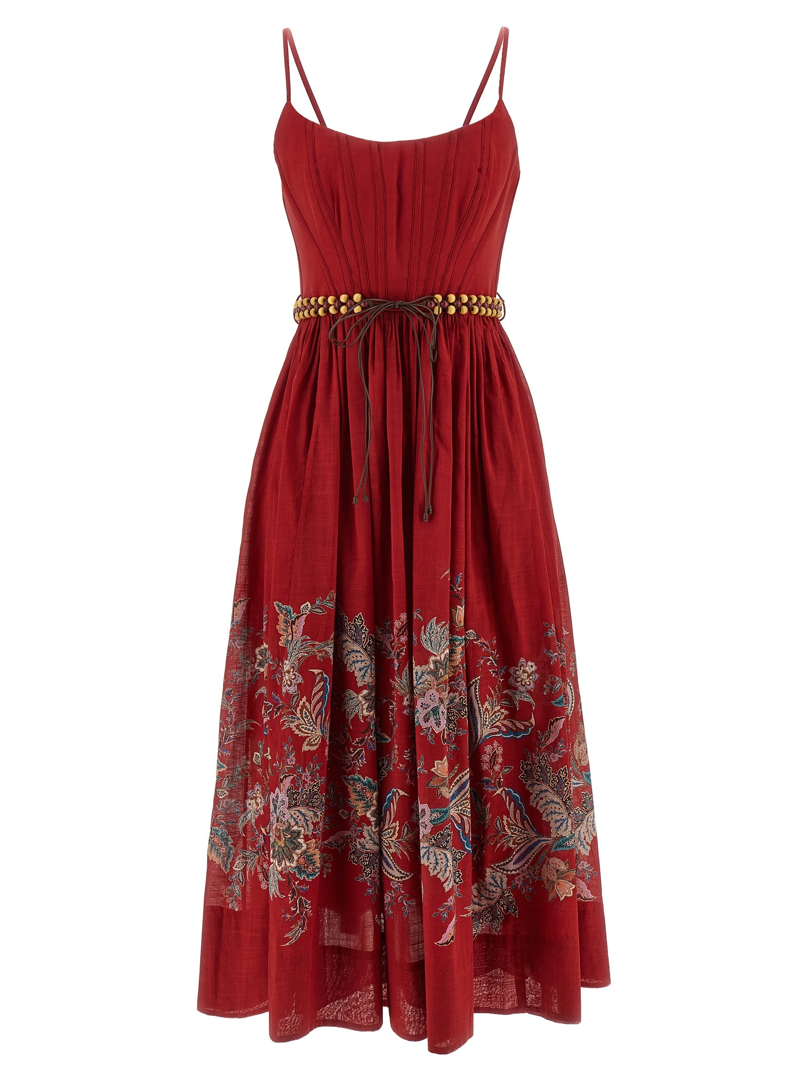 Zimmermann Multicolor Cotton Midi Women's Dress