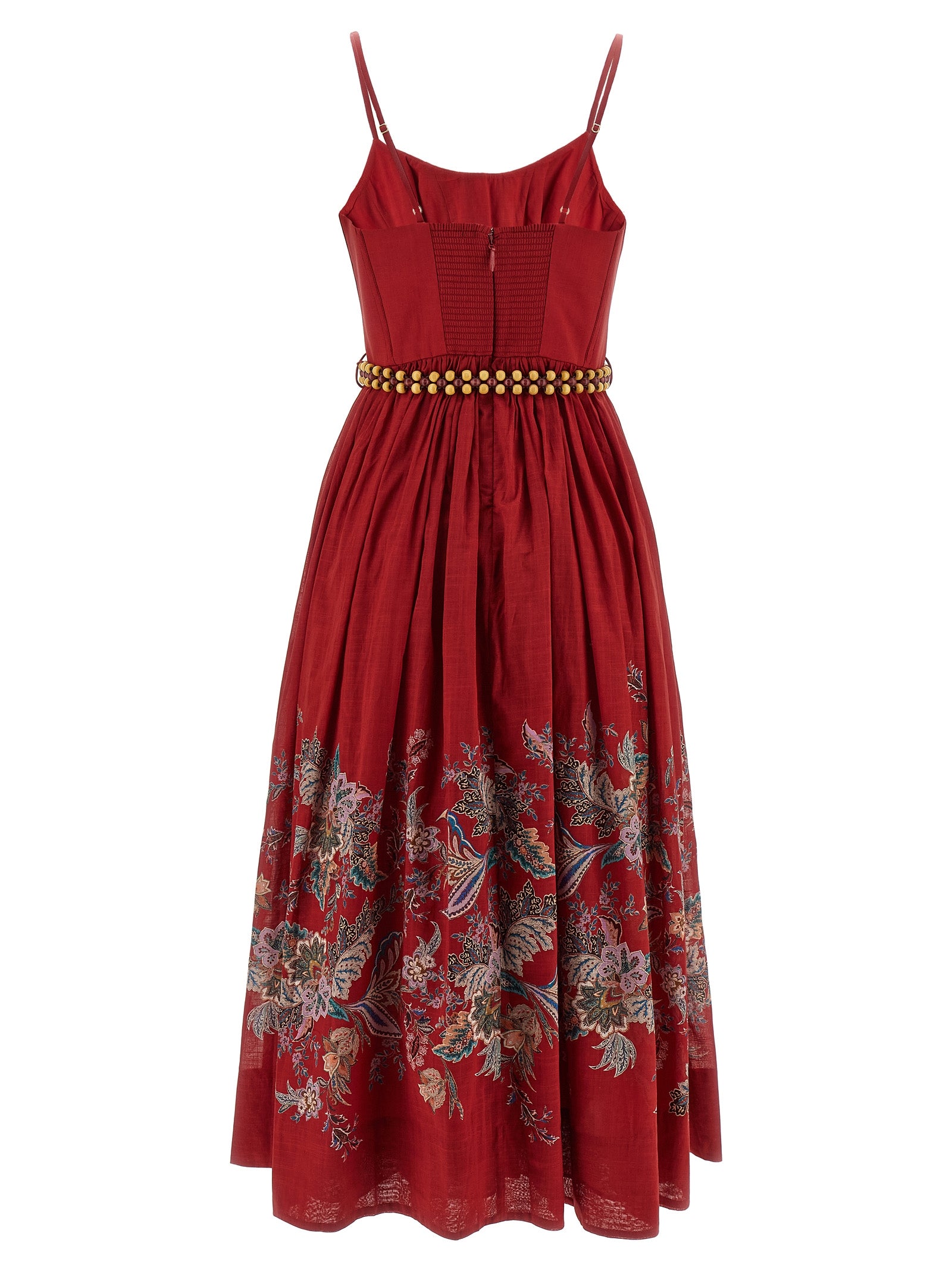 Zimmermann Multicolor Cotton Midi Women's Dress