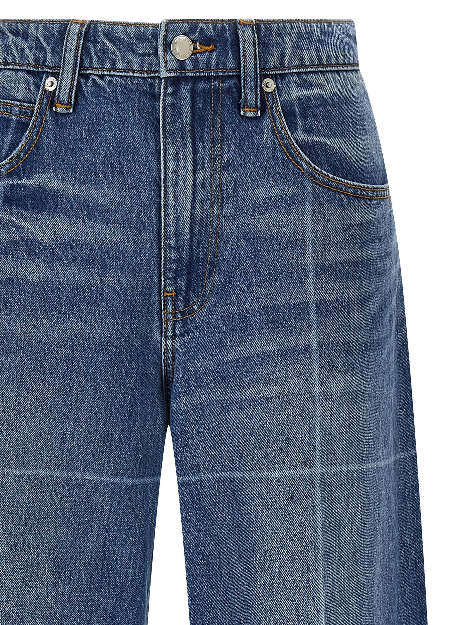 DENIM X ALEXANDER WANG Blue Cotton Jeans Women's Denim