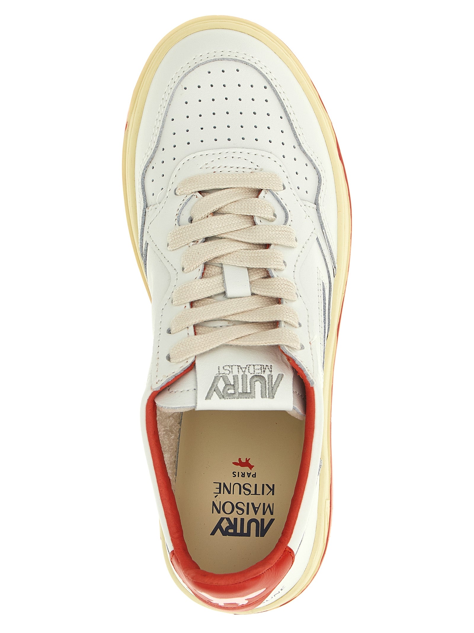 Autry Multicolor Goatskin Low Top Women's Sneakers